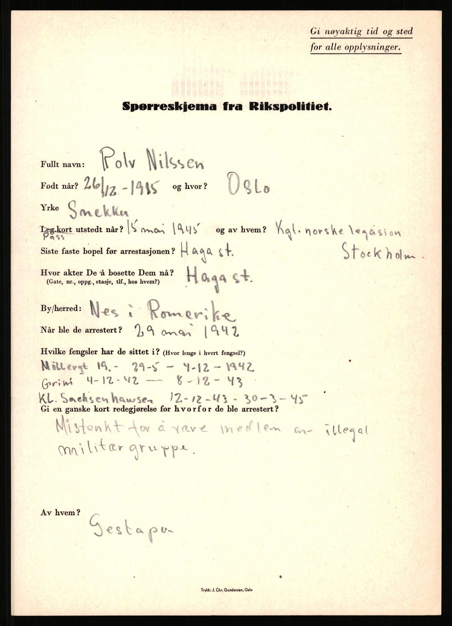 Rikspolitisjefen, AV/RA-S-1560/L/L0012: Mogensen, Øivind - Noraas, Lars, 1940-1945, s. 844