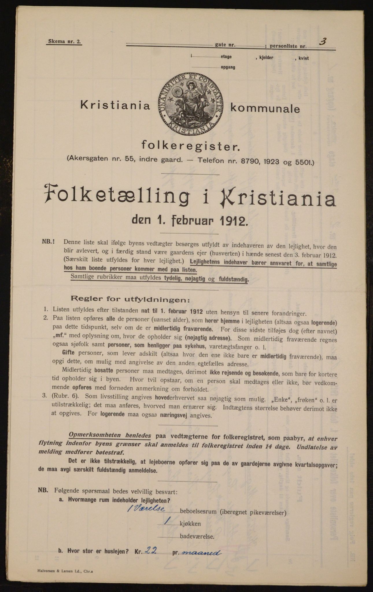OBA, Kommunal folketelling 1.2.1912 for Kristiania, 1912, s. 4739