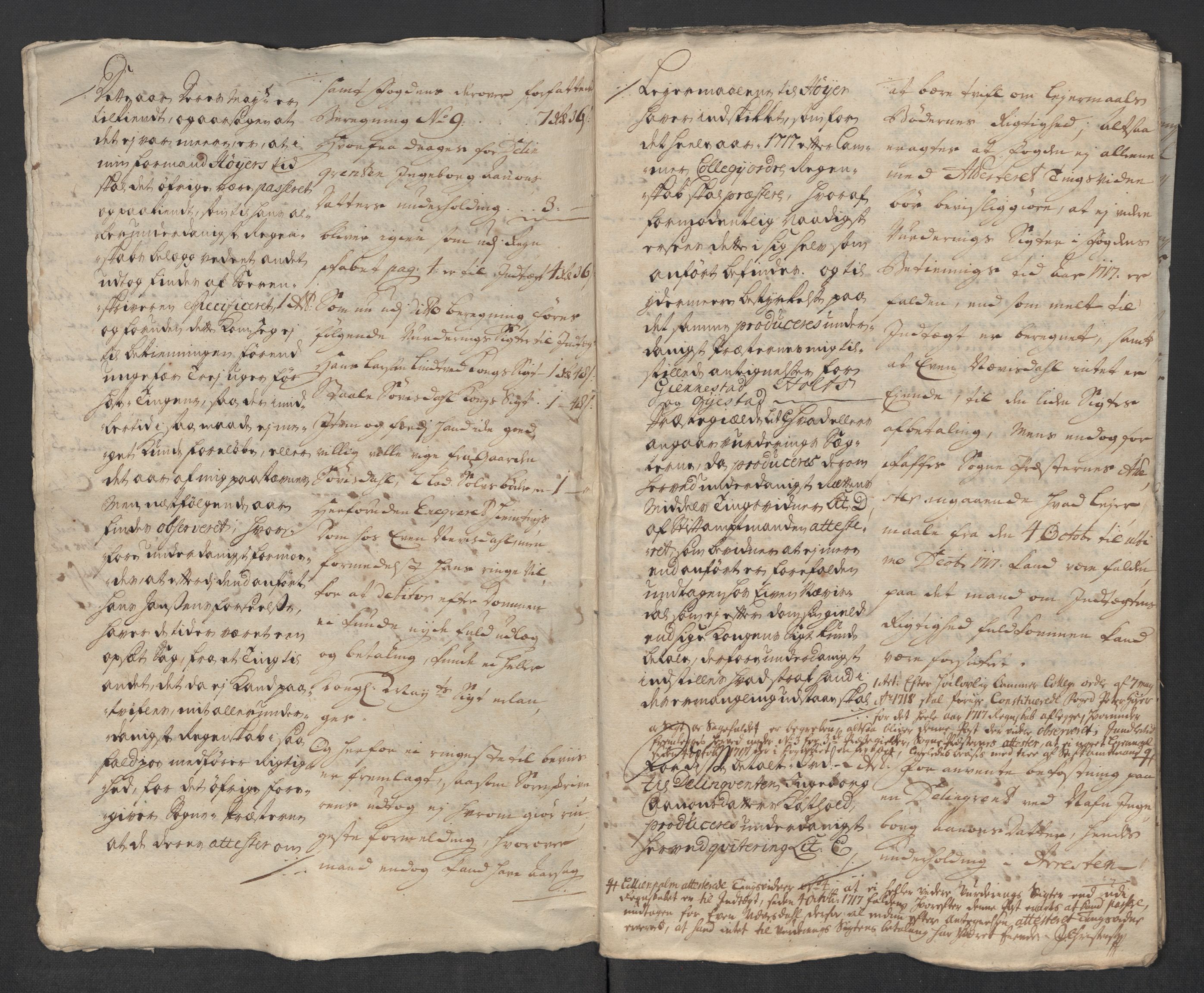 Rentekammeret inntil 1814, Reviderte regnskaper, Fogderegnskap, AV/RA-EA-4092/R39/L2328: Fogderegnskap Nedenes, 1718, s. 6