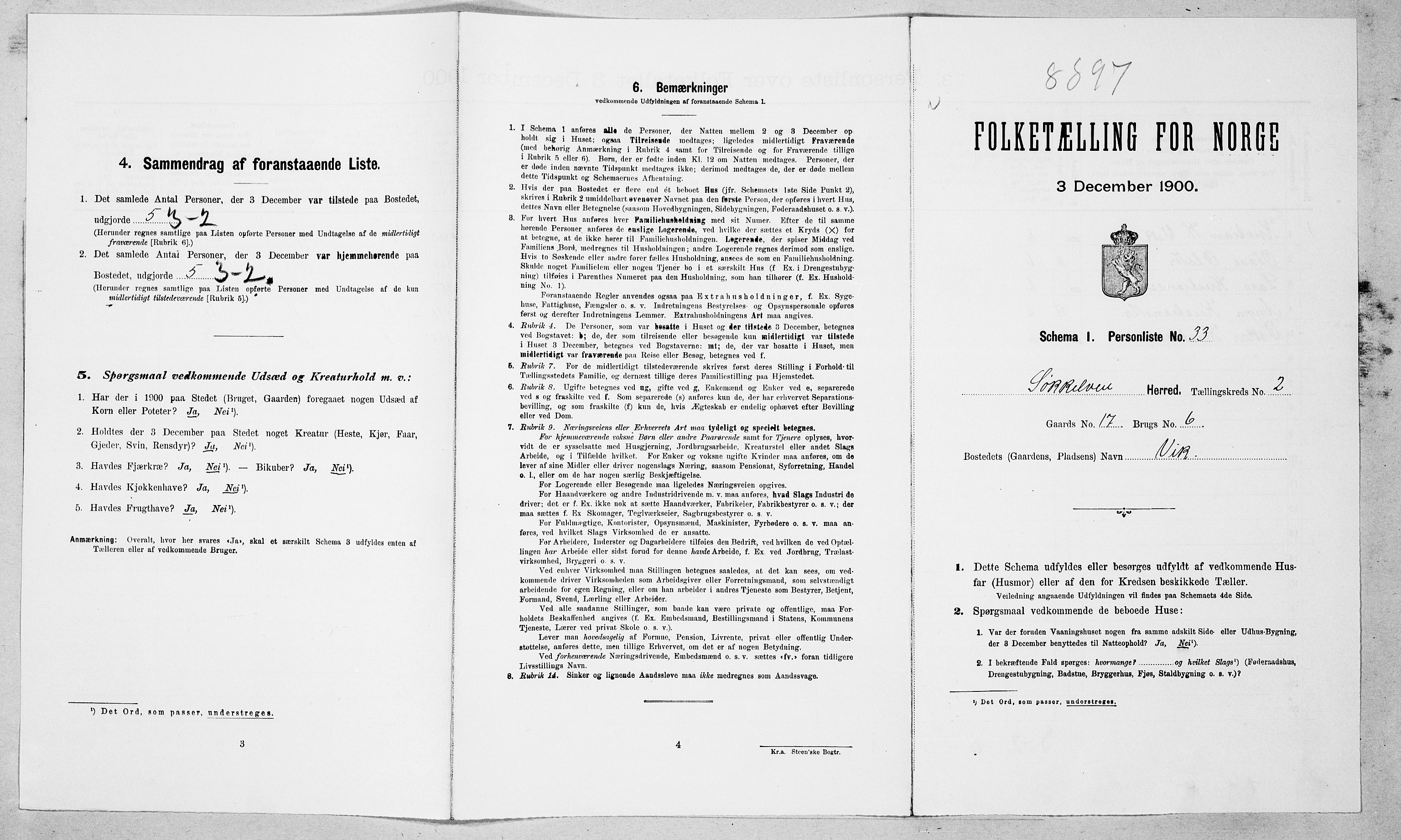 SAT, Folketelling 1900 for 1528 Sykkylven herred, 1900, s. 327