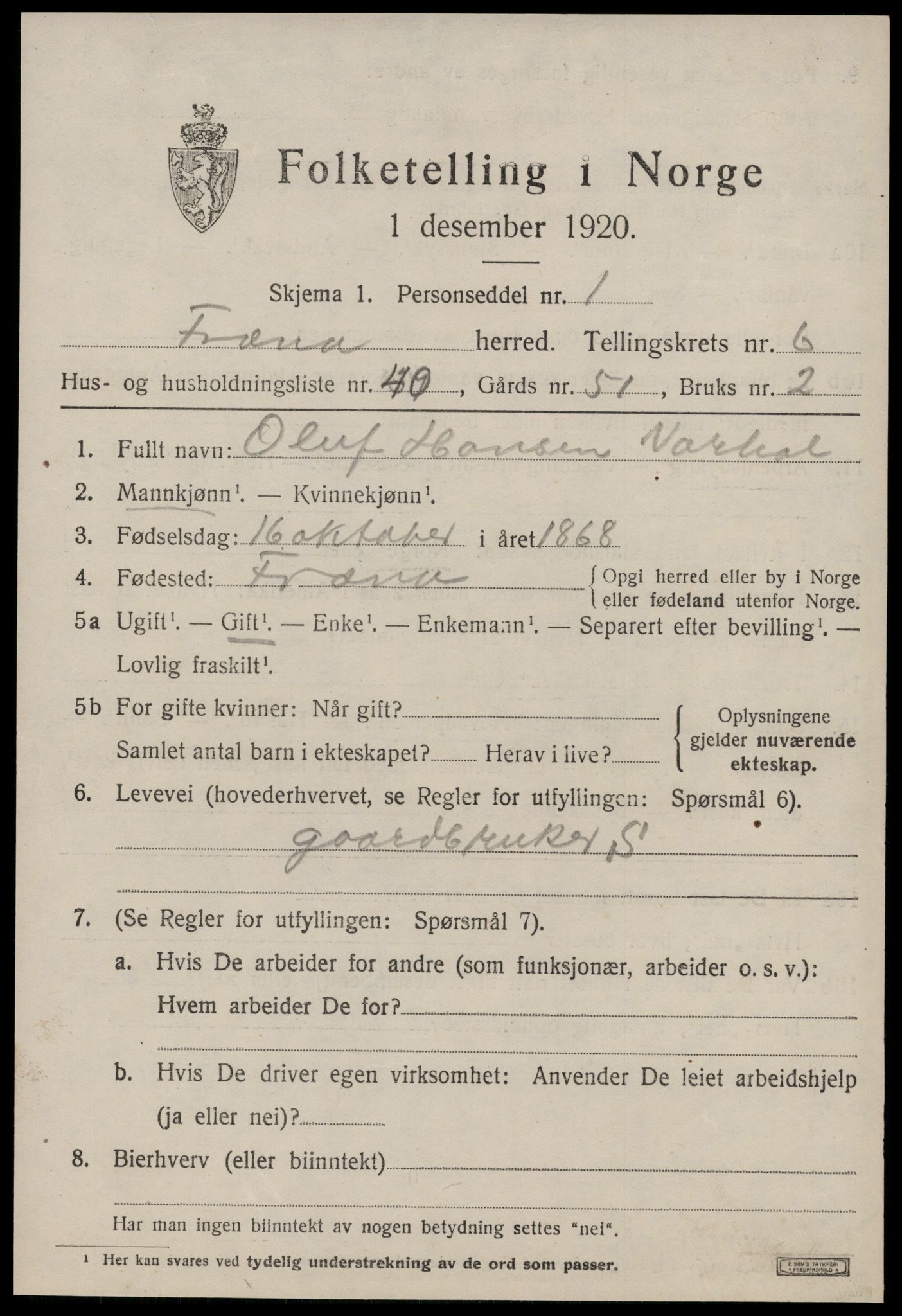 SAT, Folketelling 1920 for 1548 Fræna herred, 1920, s. 4517