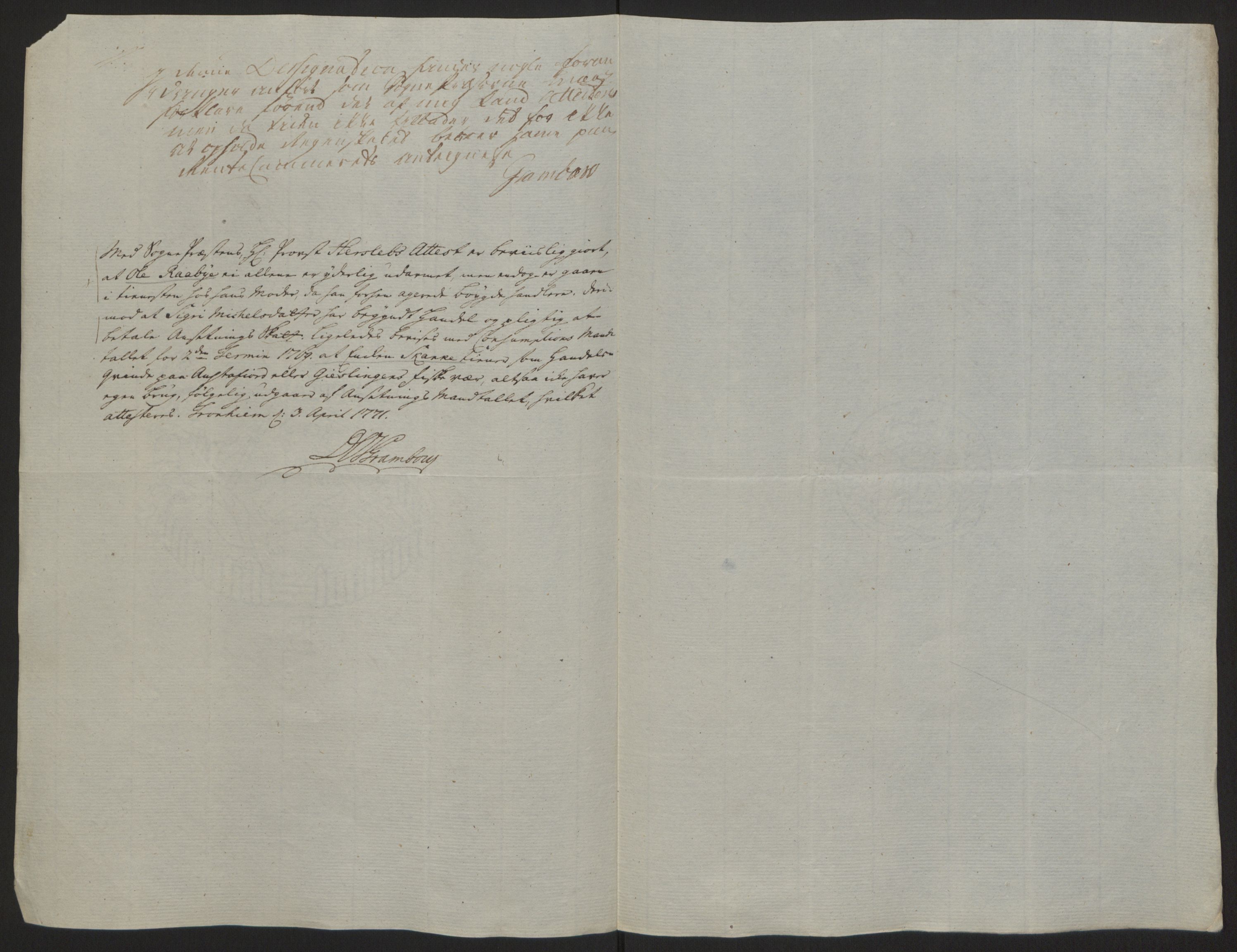 Rentekammeret inntil 1814, Reviderte regnskaper, Fogderegnskap, RA/EA-4092/R64/L4502: Ekstraskatten Namdal, 1762-1772, s. 375