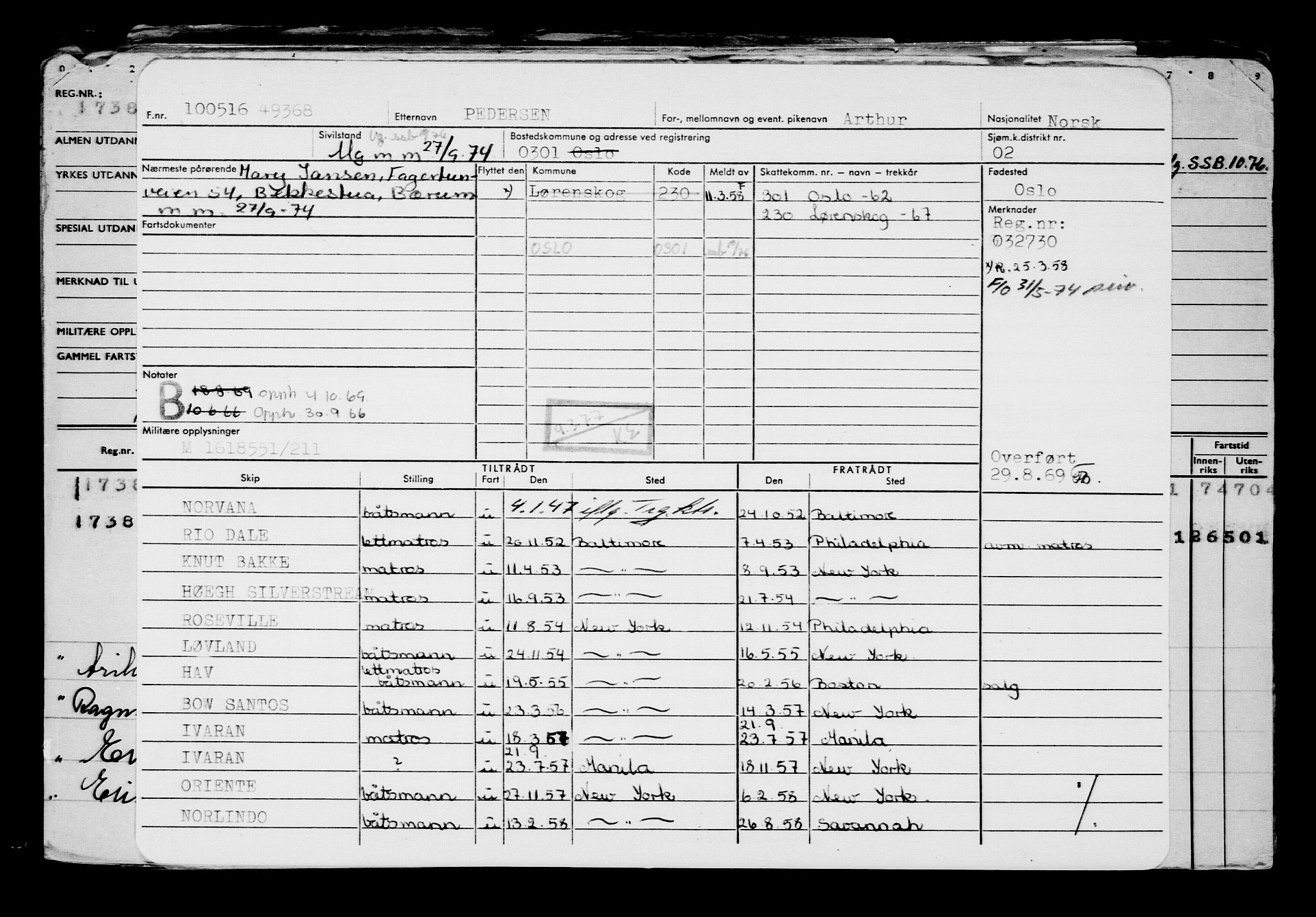 Direktoratet for sjømenn, AV/RA-S-3545/G/Gb/L0139: Hovedkort, 1916, s. 9