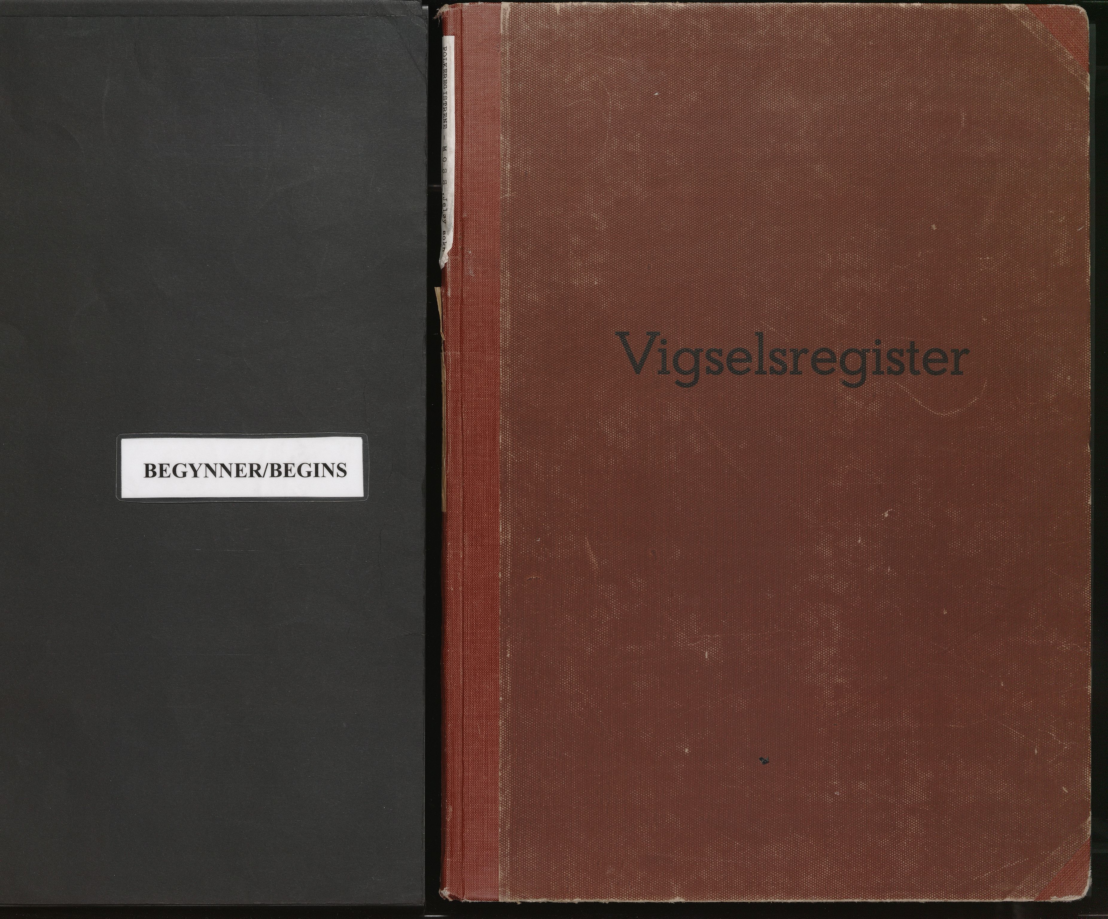 Moss folkeregister, AV/SAO-A-10020/L/Lb/L0002: Vigselsregister, 1942-1943