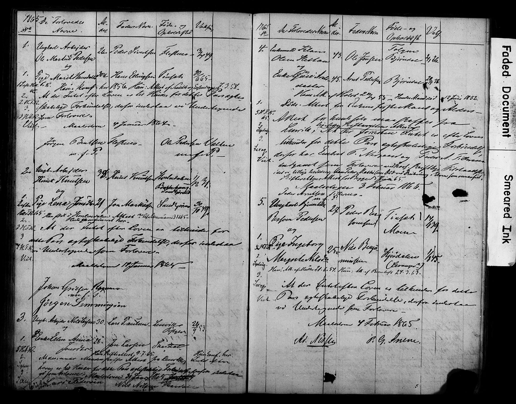 Målselv sokneprestembete, AV/SATØ-S-1311/I/Id/L0037: Lysningsprotokoll nr. 37, 1853-1870