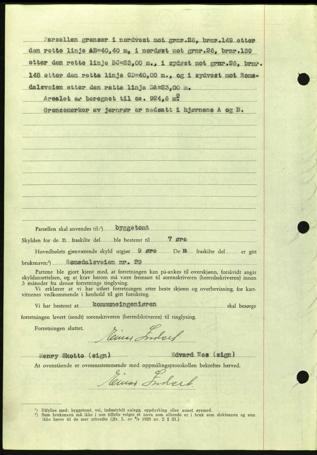 Romsdal sorenskriveri, AV/SAT-A-4149/1/2/2C: Pantebok nr. A17, 1944-1945, Dagboknr: 503/1945