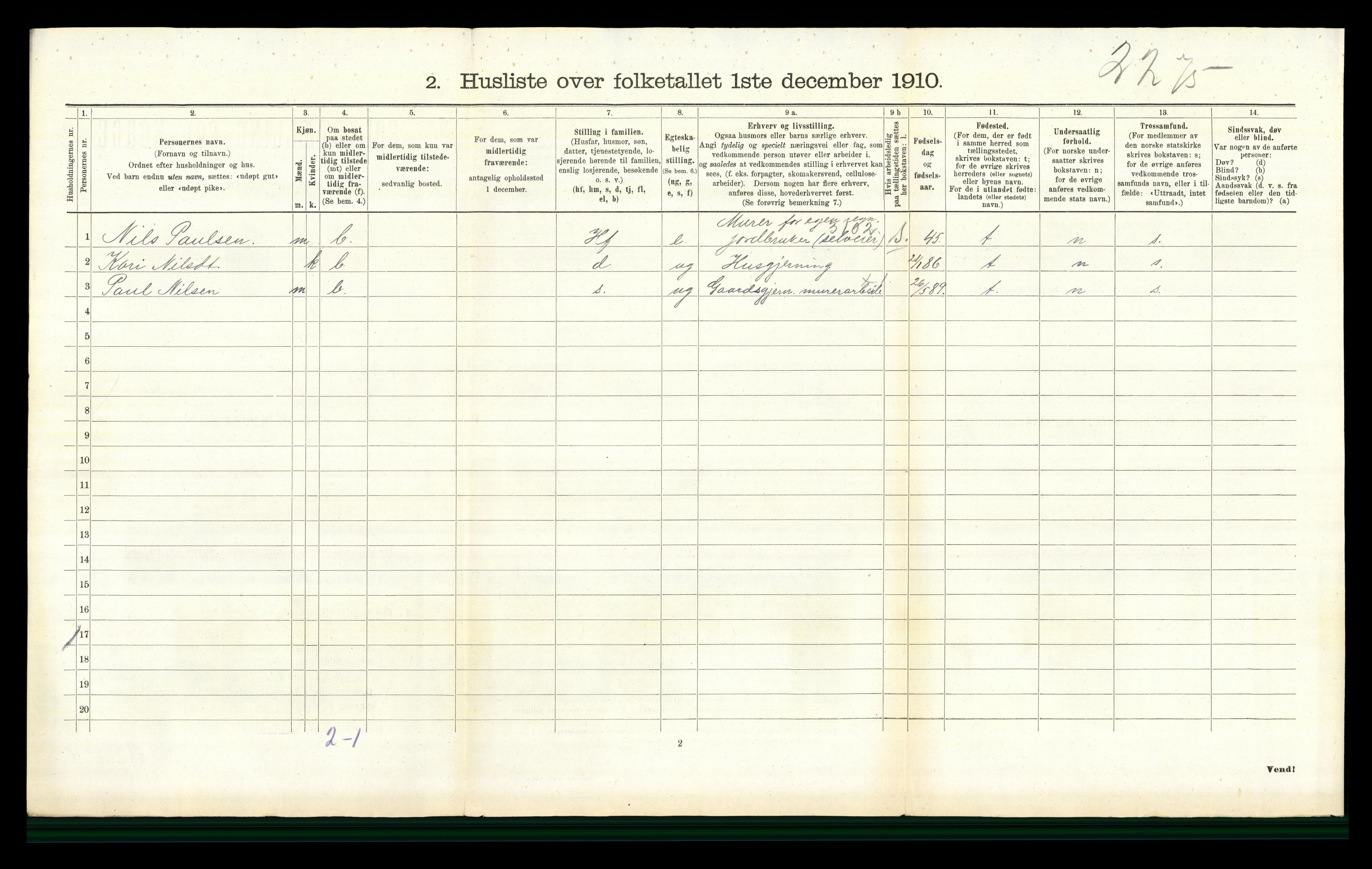 RA, Folketelling 1910 for 0534 Gran herred, 1910, s. 546