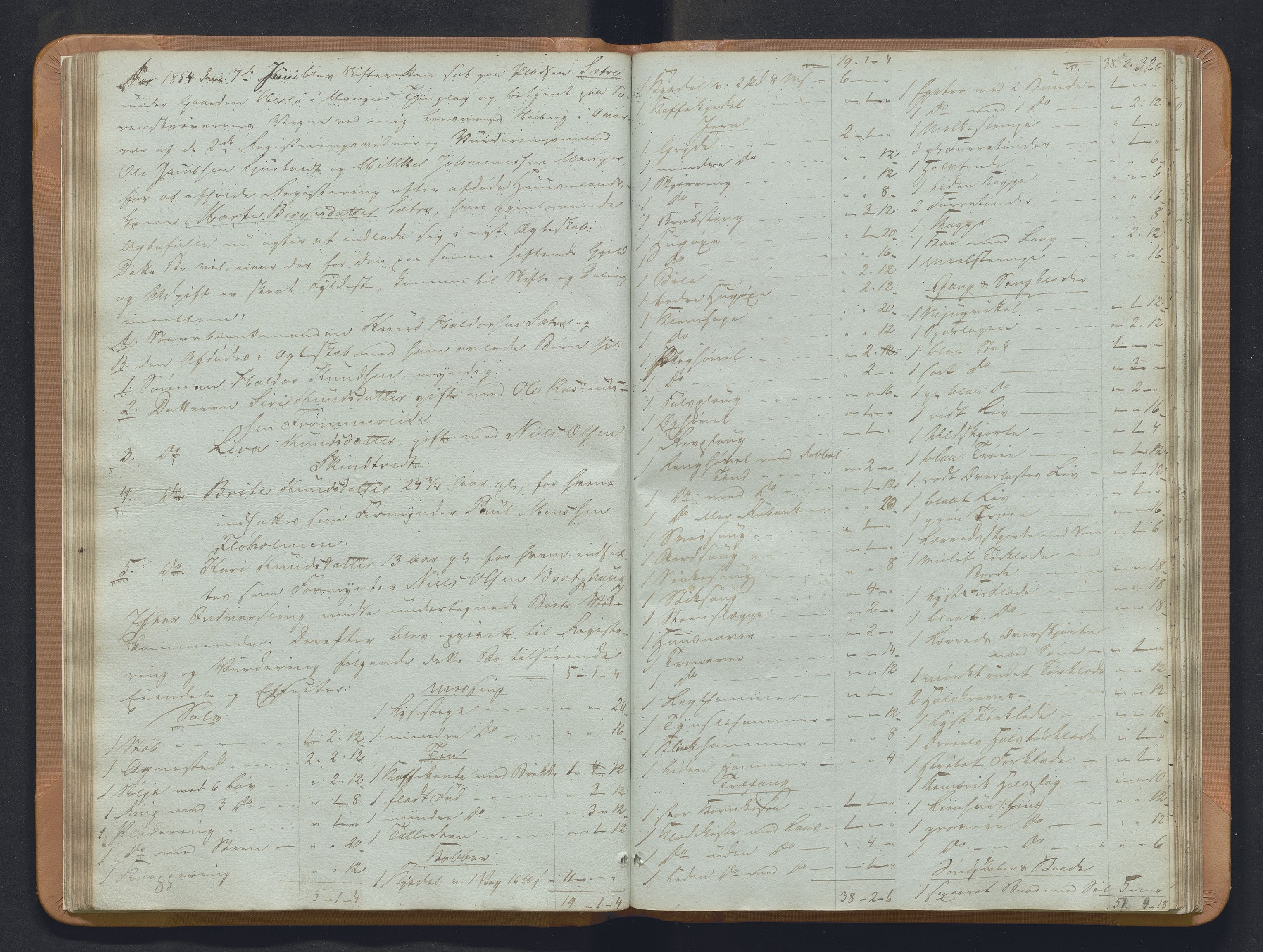 Nordhordland sorenskrivar, SAB/A-2901/1/H/Hb/L0018: Registreringsprotokollar, 1853-1856, s. 32
