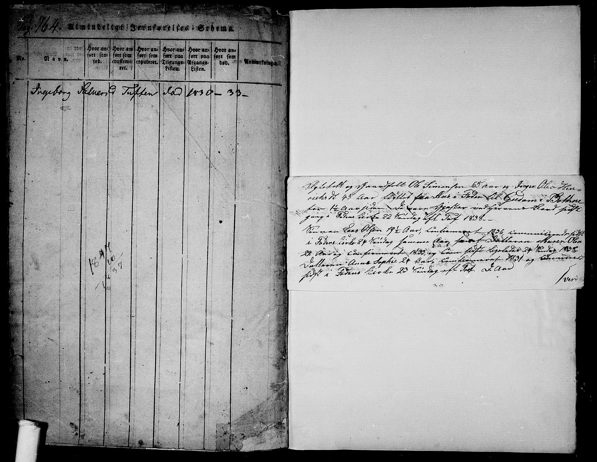 Ramnes kirkebøker, SAKO/A-314/F/Fa/L0004: Ministerialbok nr. I 4, 1813-1840, s. 764-765