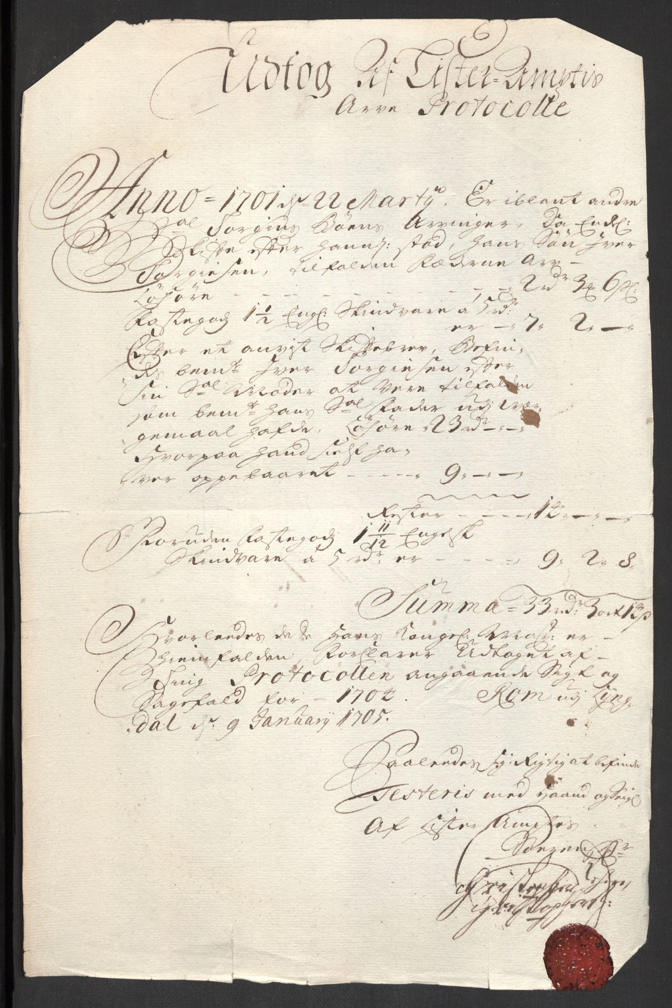 Rentekammeret inntil 1814, Reviderte regnskaper, Fogderegnskap, RA/EA-4092/R43/L2550: Fogderegnskap Lista og Mandal, 1703-1704, s. 262