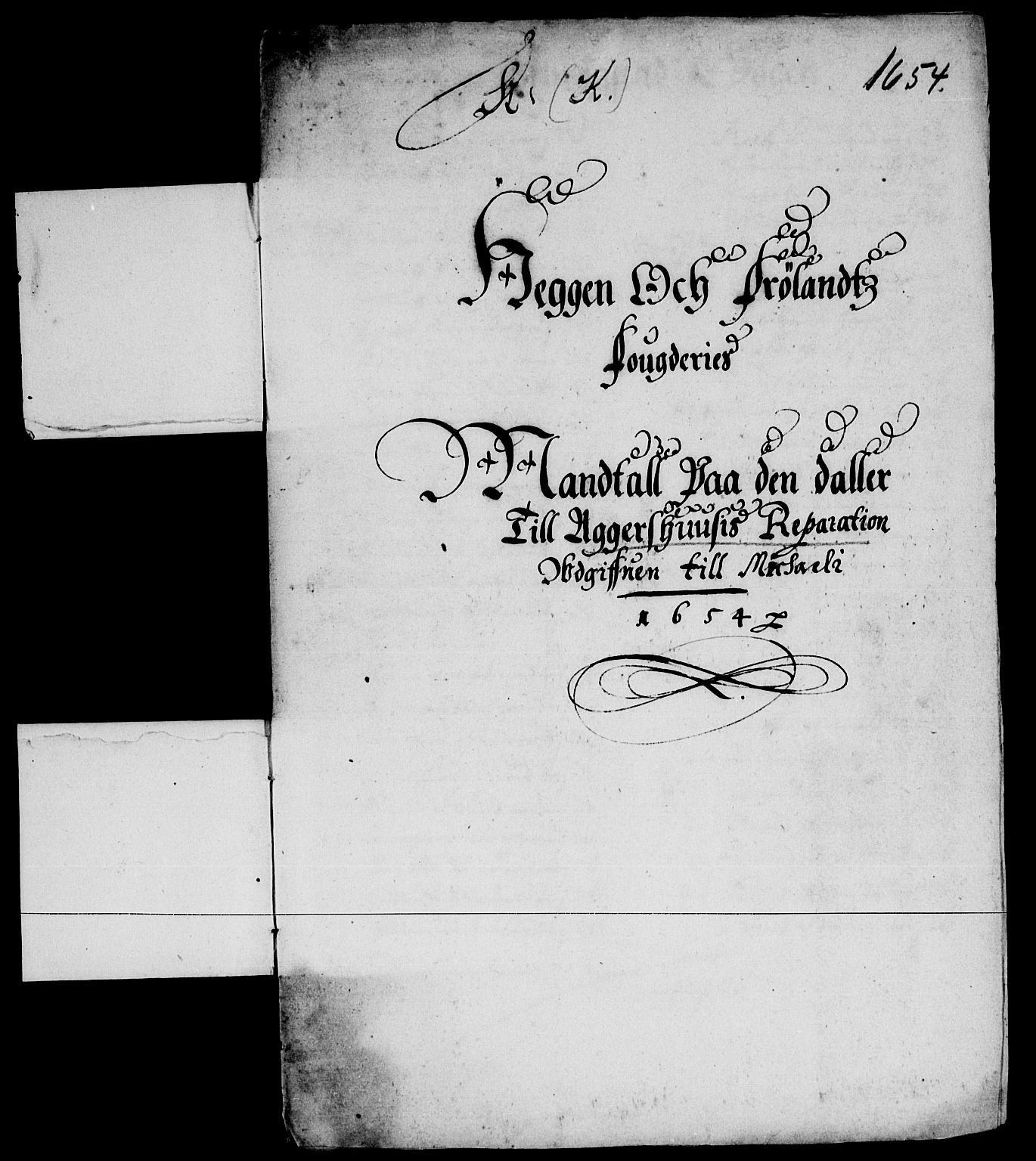 Rentekammeret inntil 1814, Reviderte regnskaper, Lensregnskaper, AV/RA-EA-5023/R/Rb/Rba/L0224: Akershus len, 1654-1655