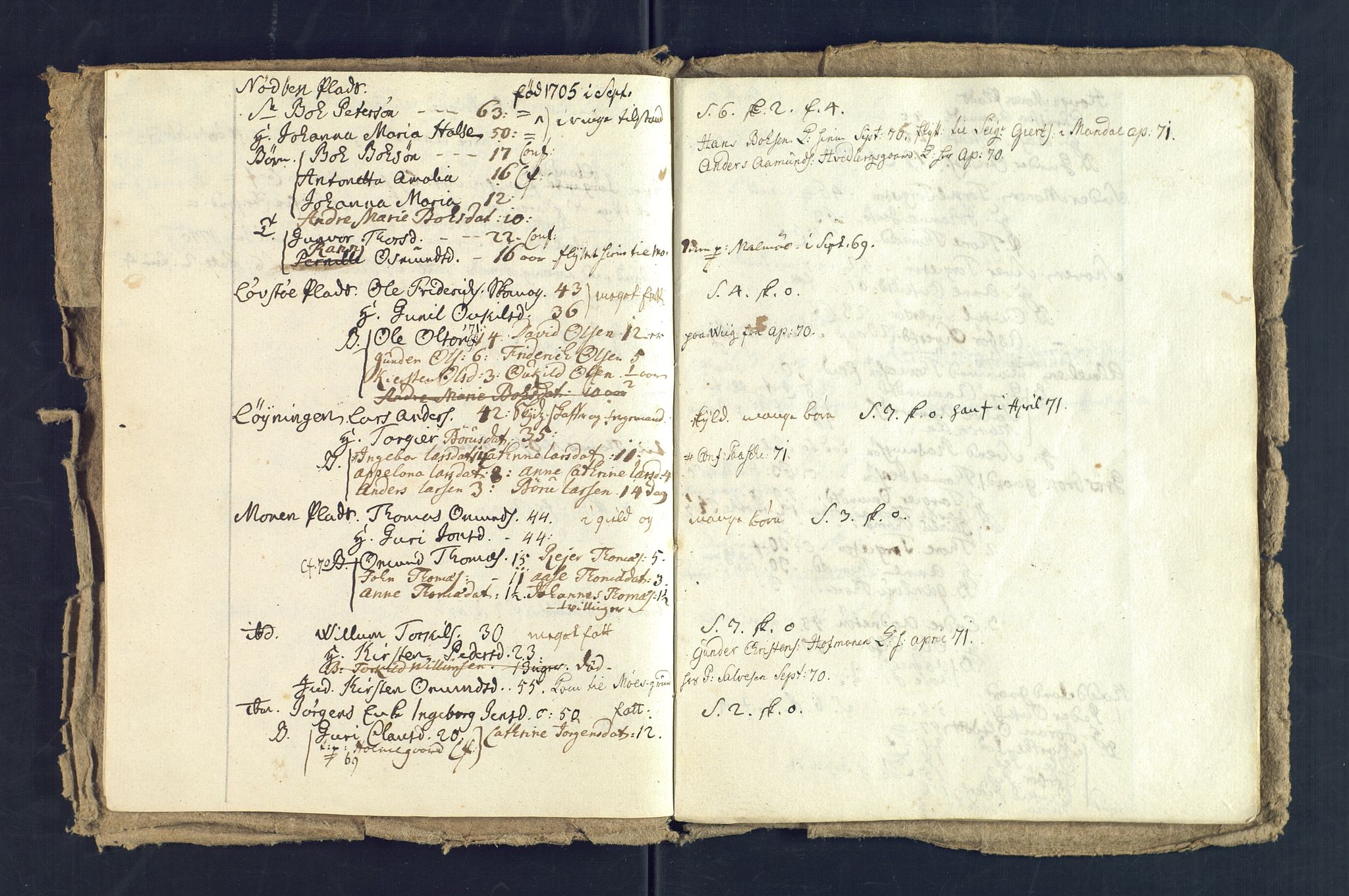 SAK, Holum sokneprestkontor, Andre øvrighetsfunksjoner, nr. 5: Manntall over alle mennesker som befant seg i Holum sokn 15. august 1769, 1769-1771, s. 4