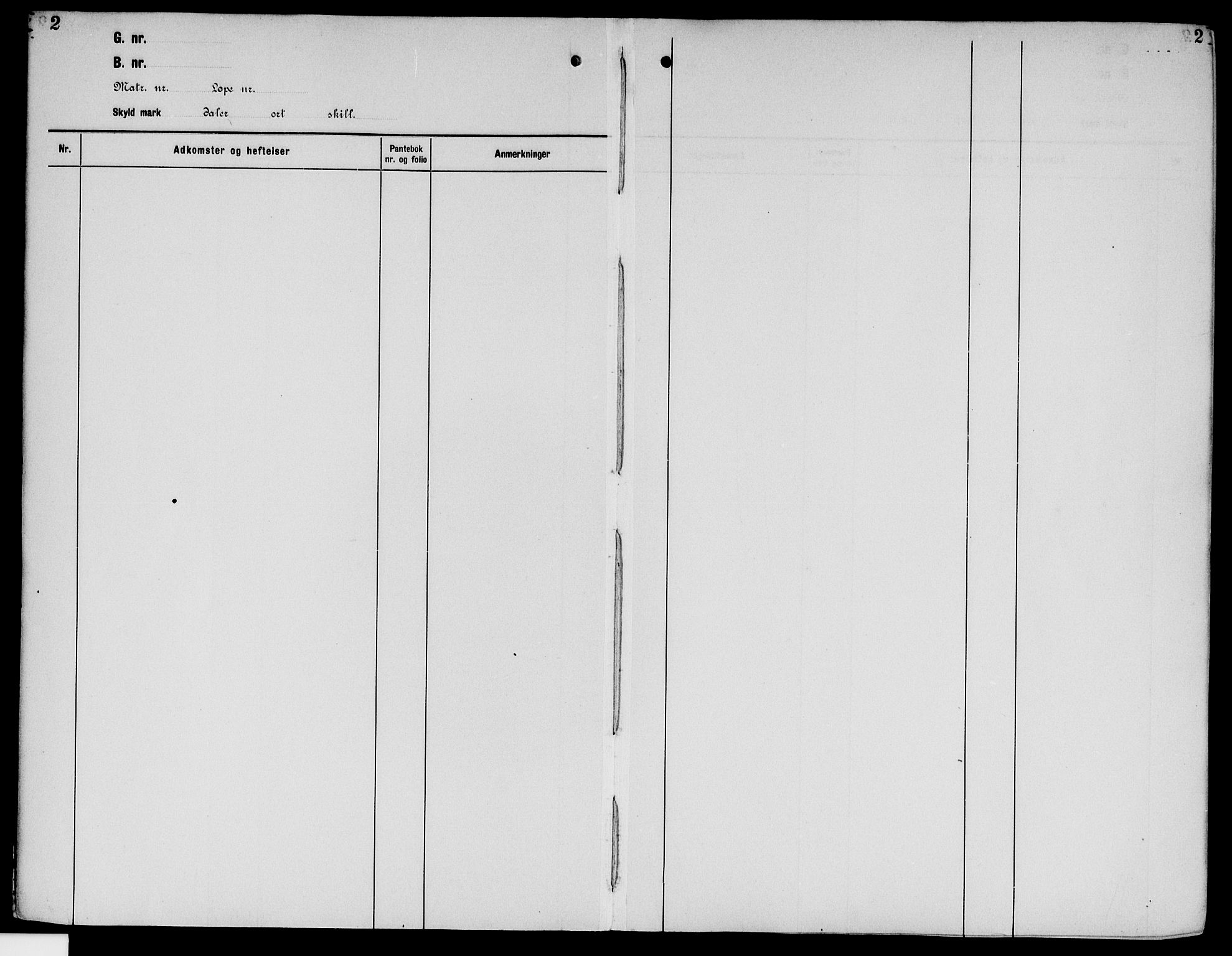 Sør-Østerdal sorenskriveri, SAH/TING-018/H/Ha/Haa/L0025: Panteregister nr. 7, 1922-1954, s. 2