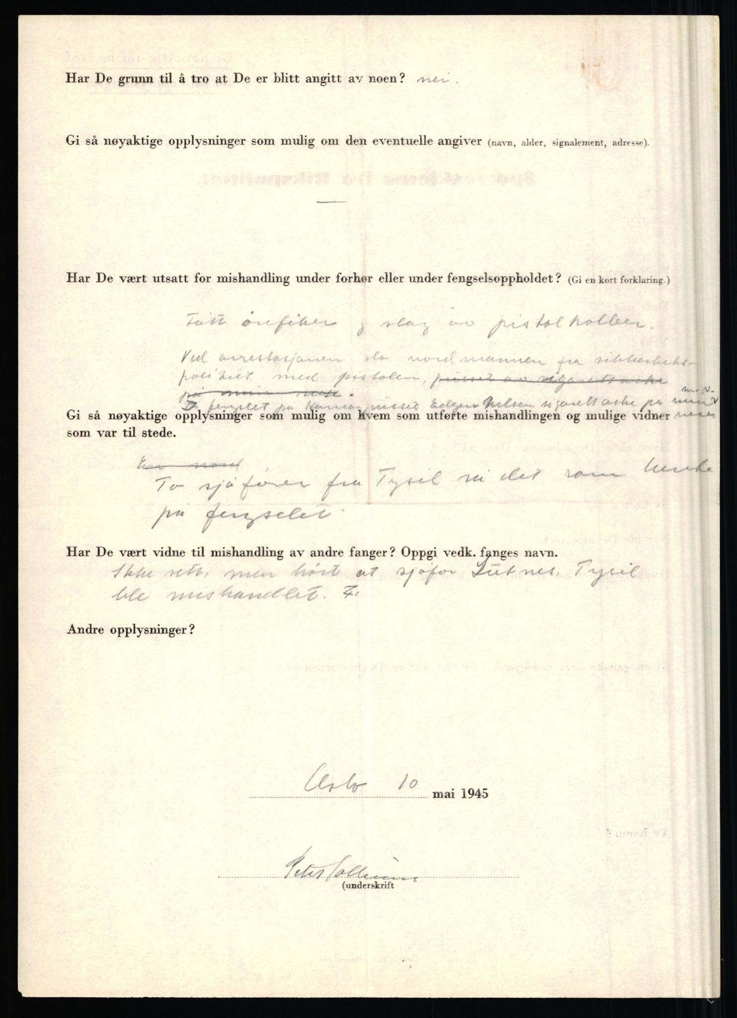 Rikspolitisjefen, AV/RA-S-1560/L/L0015: Scharff, Carlo Max - Stephensen, Gudrun, 1940-1945, s. 877