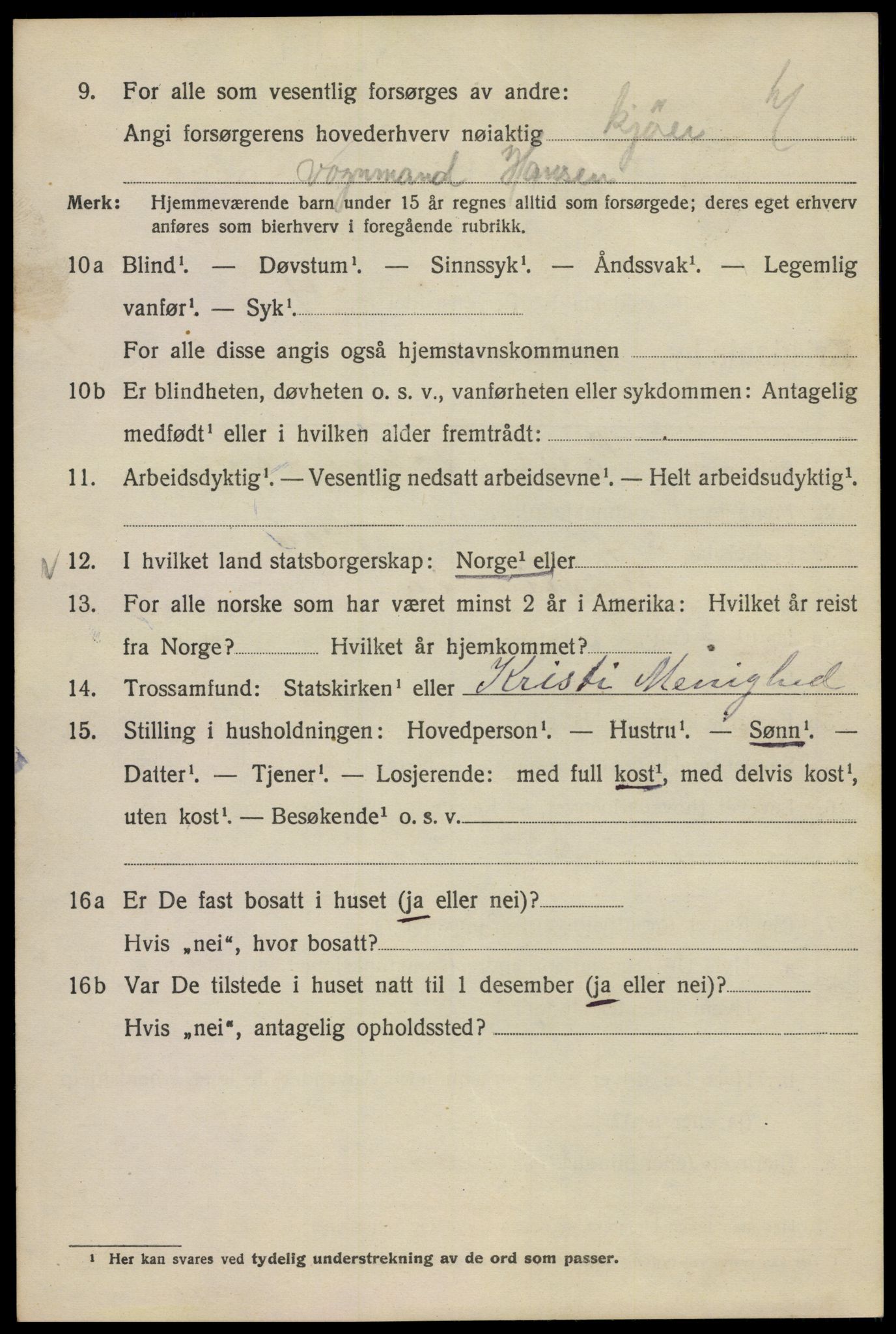 SAO, Folketelling 1920 for 0301 Kristiania kjøpstad, 1920, s. 417102