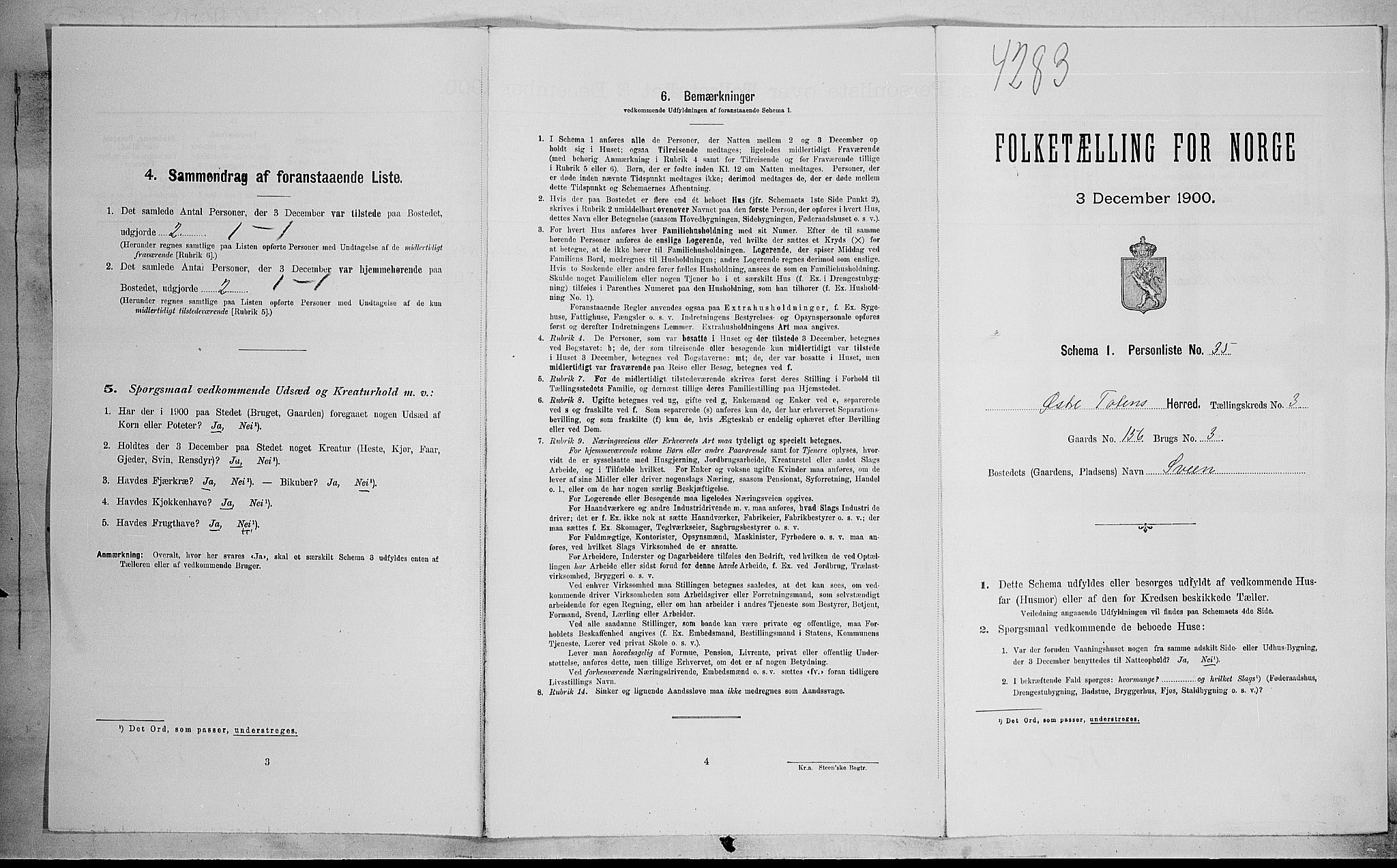 SAH, Folketelling 1900 for 0528 Østre Toten herred, 1900, s. 635
