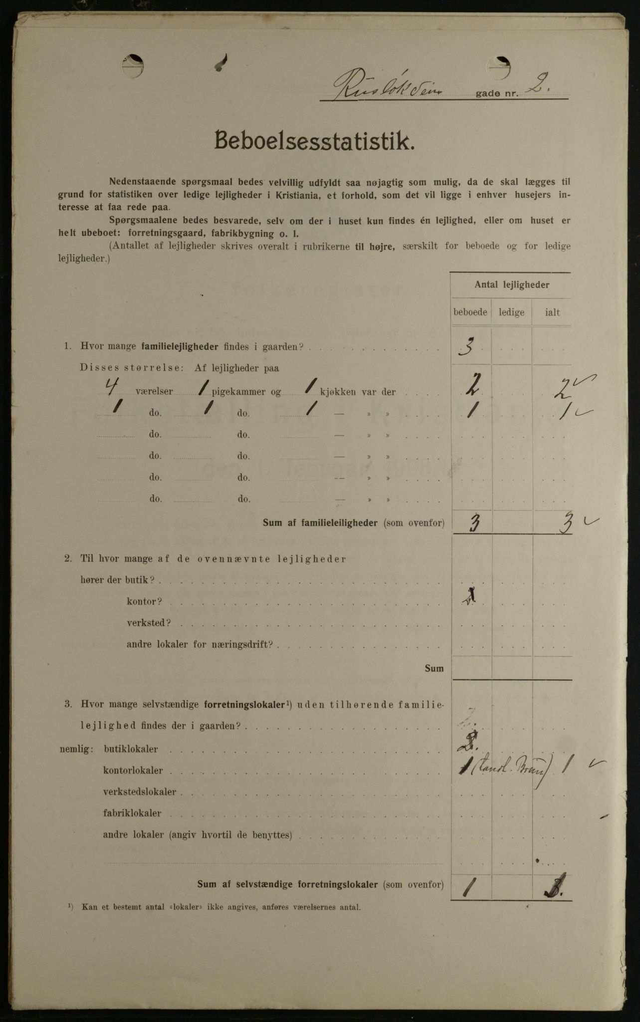 OBA, Kommunal folketelling 1.2.1908 for Kristiania kjøpstad, 1908, s. 76202