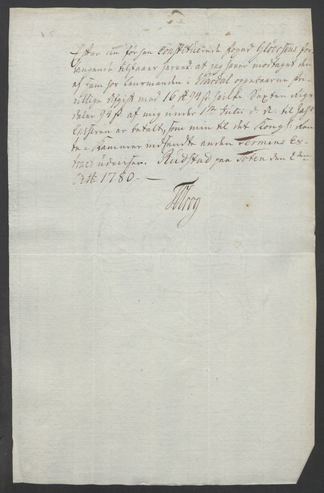 Rentekammeret inntil 1814, Reviderte regnskaper, Fogderegnskap, RA/EA-4092/R19/L1399: Fogderegnskap Toten, Hadeland og Vardal, 1762-1783, s. 512