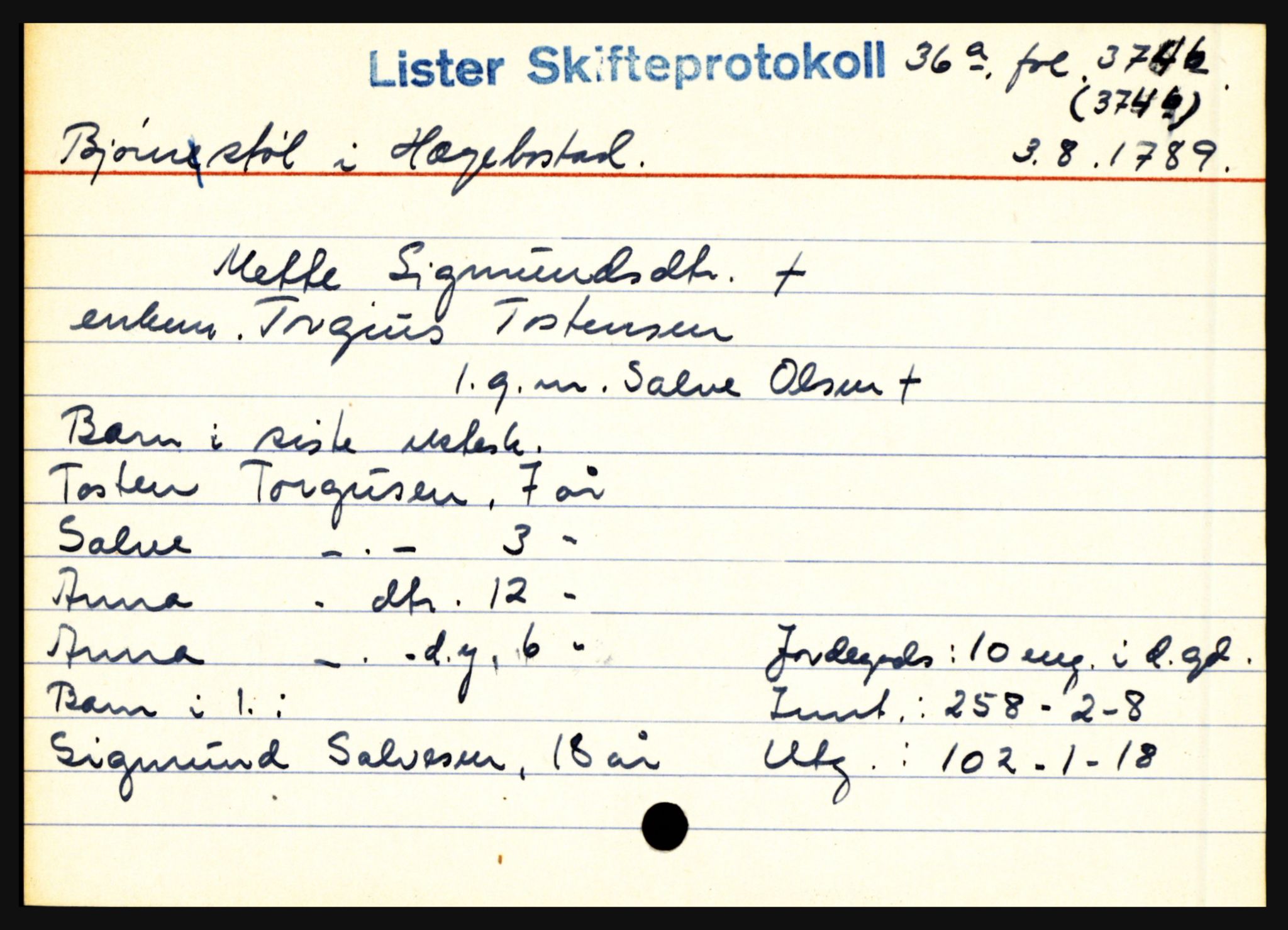 Lister sorenskriveri, AV/SAK-1221-0003/H, s. 2707