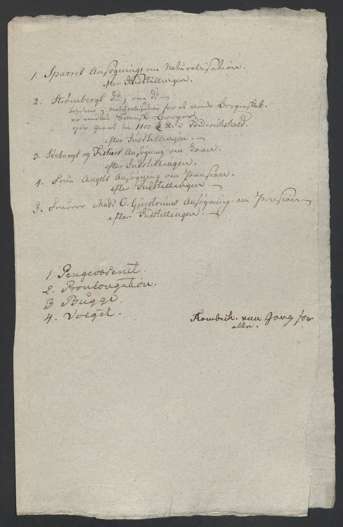Christie, Wilhelm Frimann Koren, AV/RA-PA-0014/F/L0005: Christies dokumenter fra Stortinget, 1815-1816, s. 199