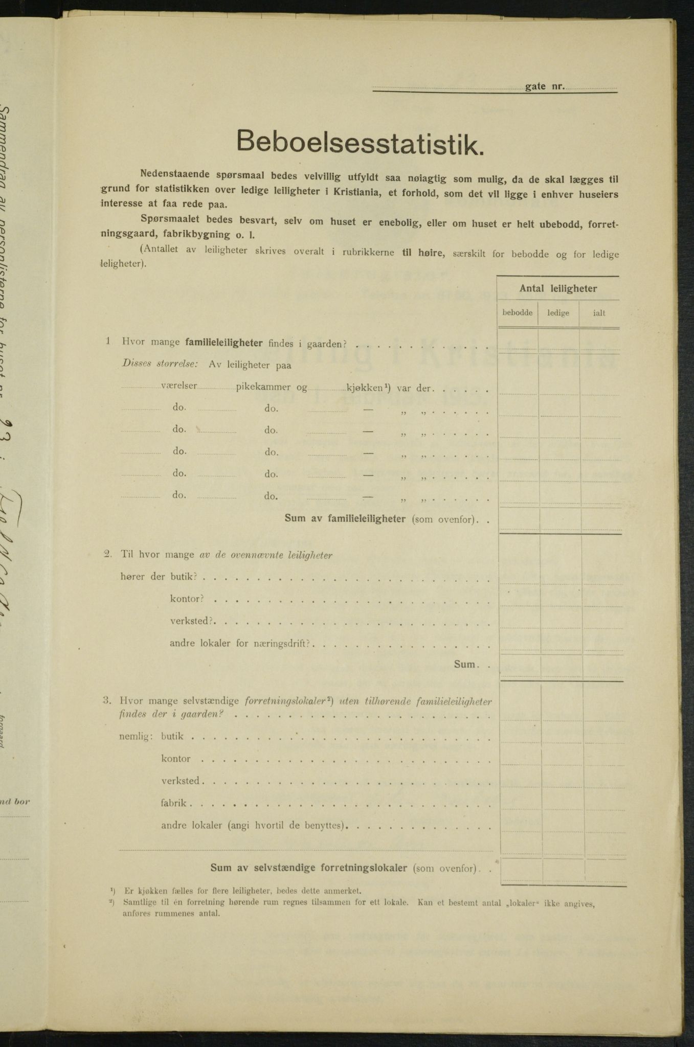 OBA, Kommunal folketelling 1.2.1915 for Kristiania, 1915, s. 24006