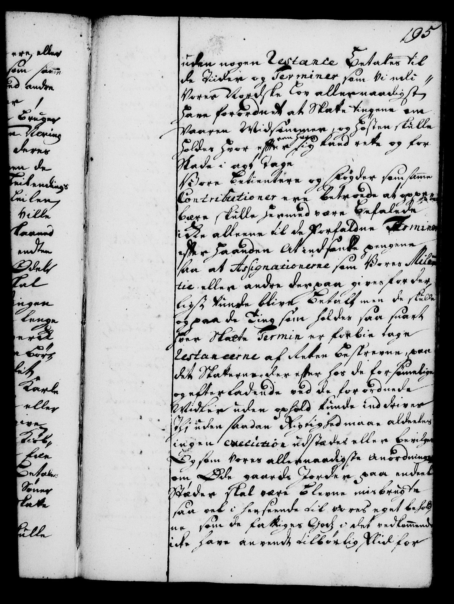 Rentekammeret, Kammerkanselliet, AV/RA-EA-3111/G/Gg/Gga/L0002: Norsk ekspedisjonsprotokoll med register (merket RK 53.2), 1723-1727, s. 195