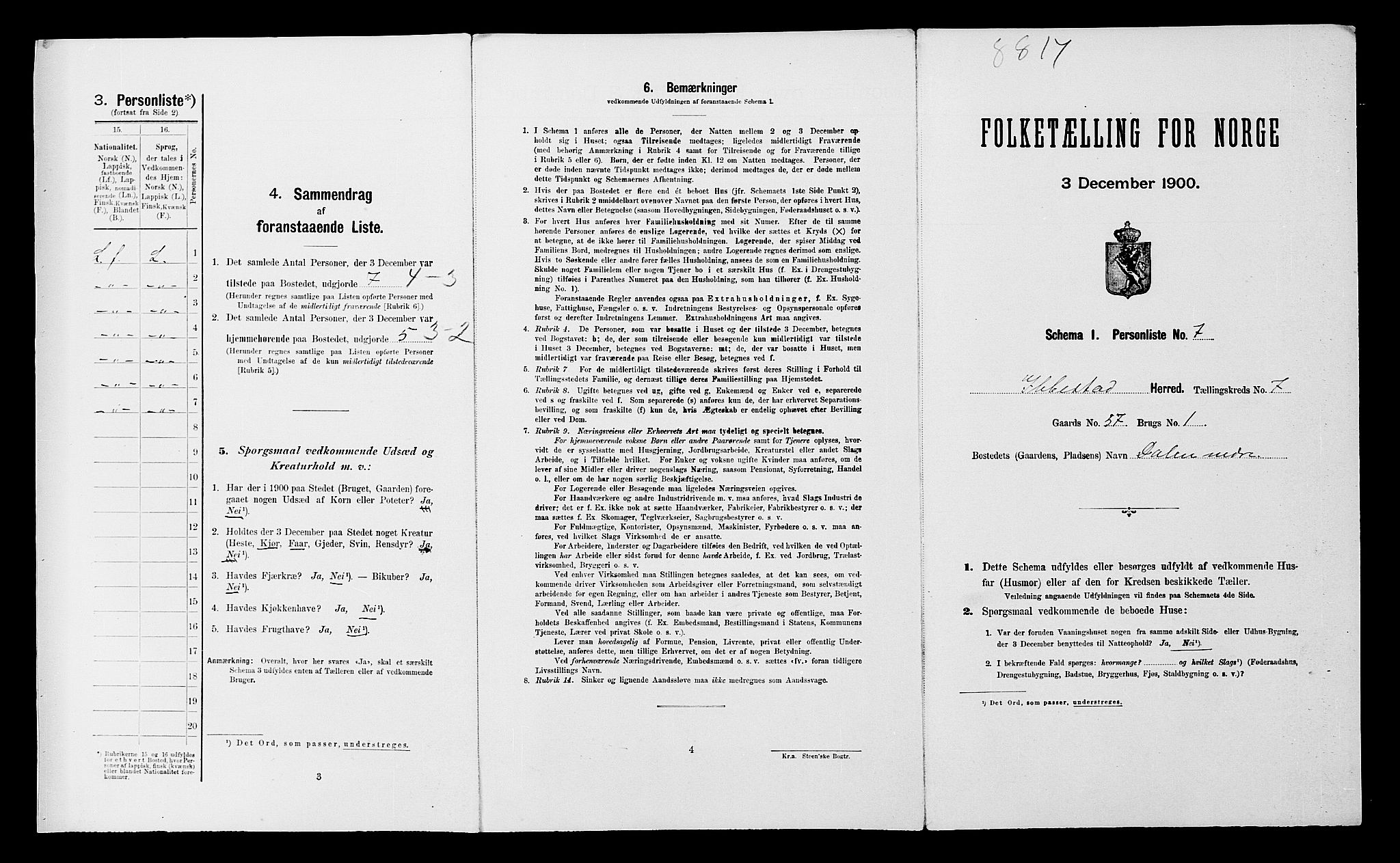 SATØ, Folketelling 1900 for 1917 Ibestad herred, 1900, s. 998