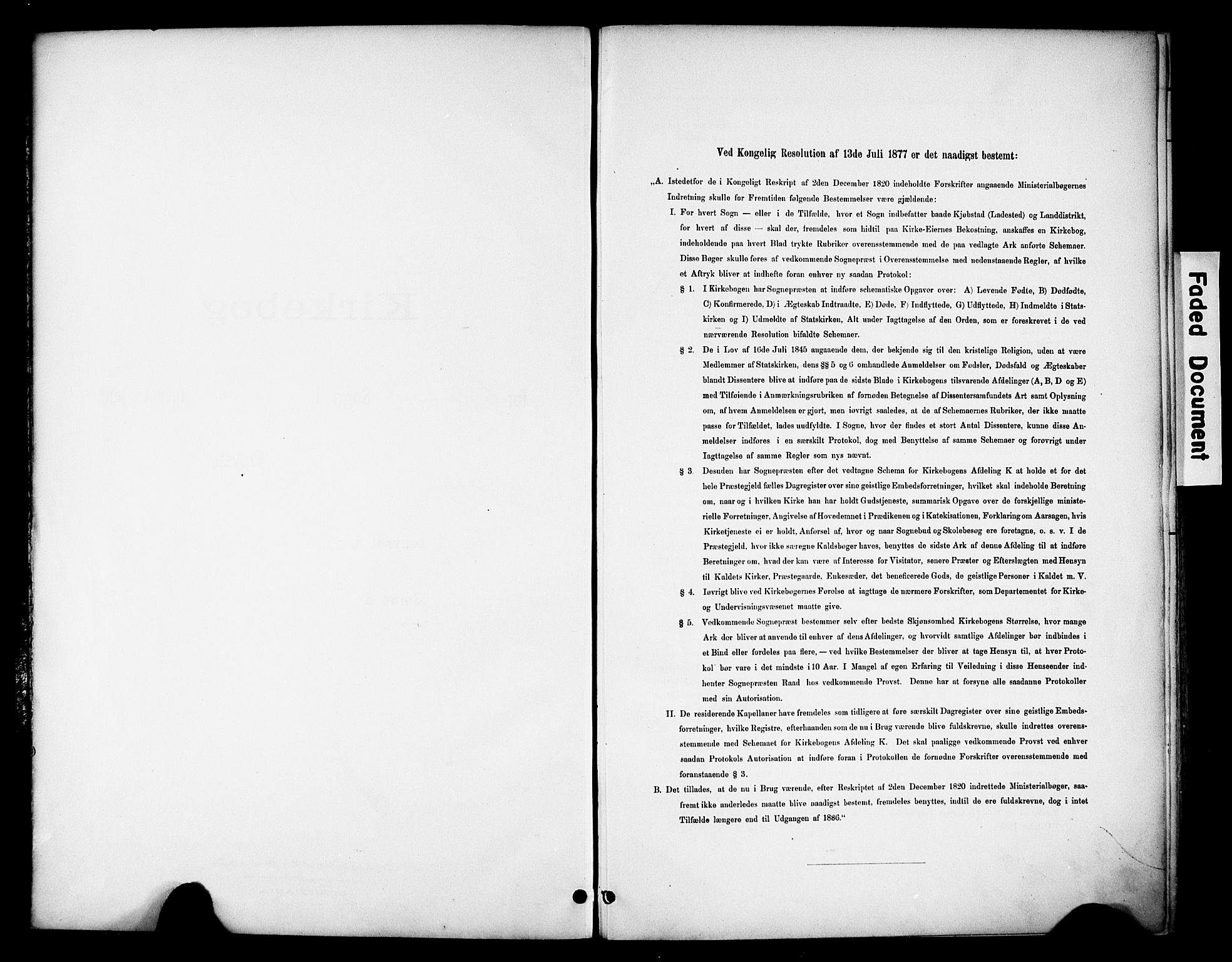 Biri prestekontor, SAH/PREST-096/H/Ha/Haa/L0008: Ministerialbok nr. 8, 1894-1901