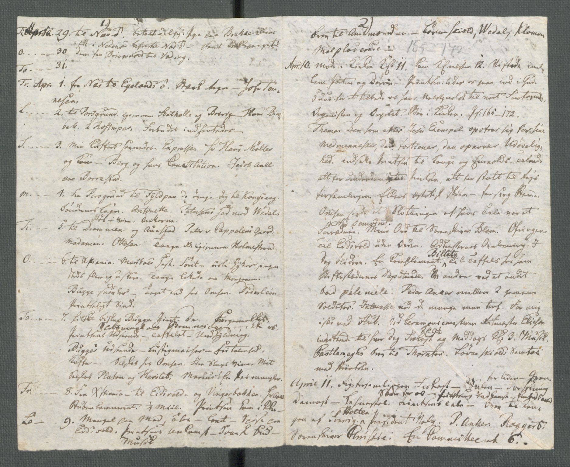 Forskjellige samlinger, Historisk-kronologisk samling, AV/RA-EA-4029/G/Ga/L0009A: Historisk-kronologisk samling. Dokumenter fra januar og ut september 1814. , 1814, s. 173