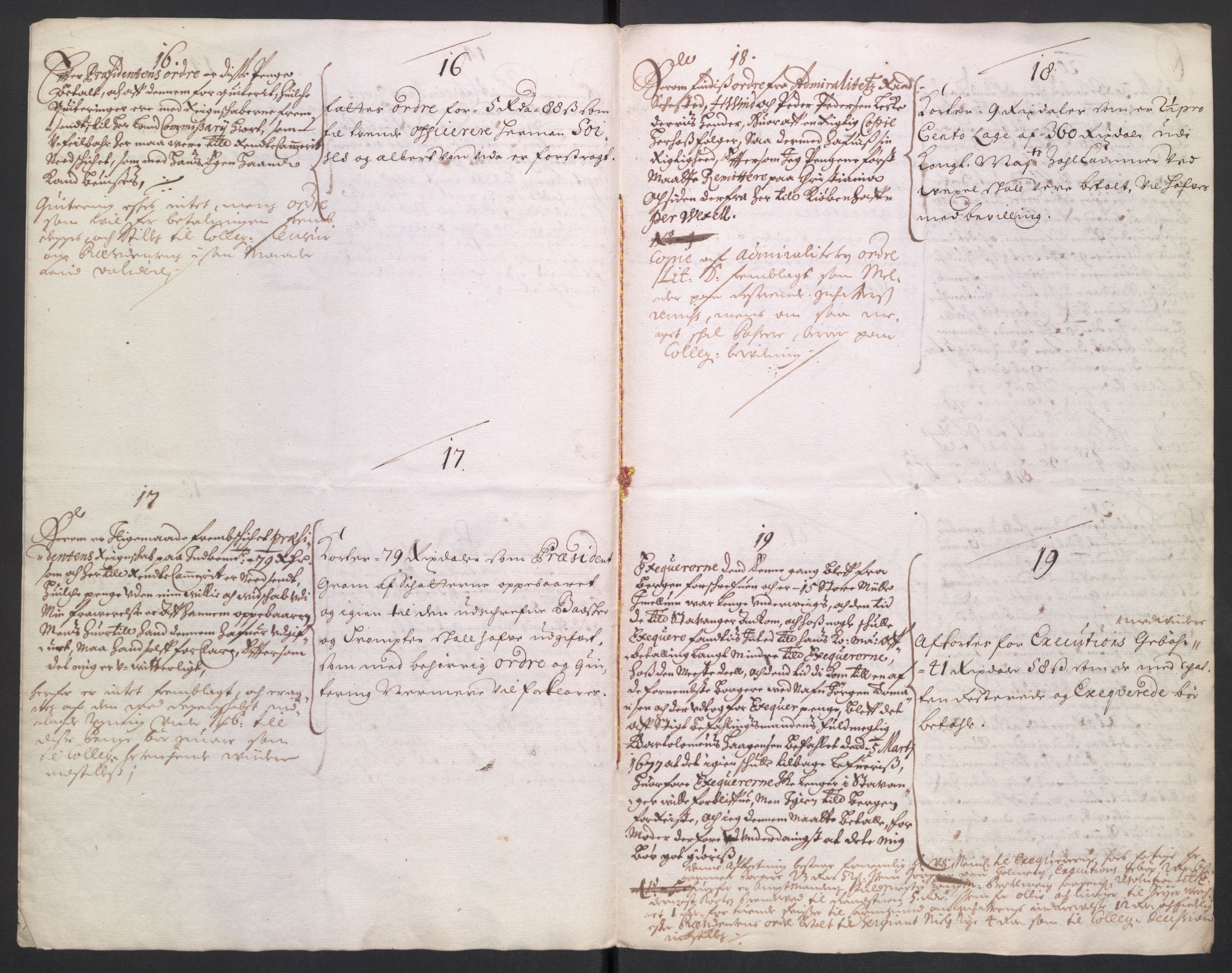 Rentekammeret inntil 1814, Reviderte regnskaper, Byregnskaper, RA/EA-4066/R/Ro/L0301: [O3] Kontribusjonsregnskap, 1679-1684, s. 313