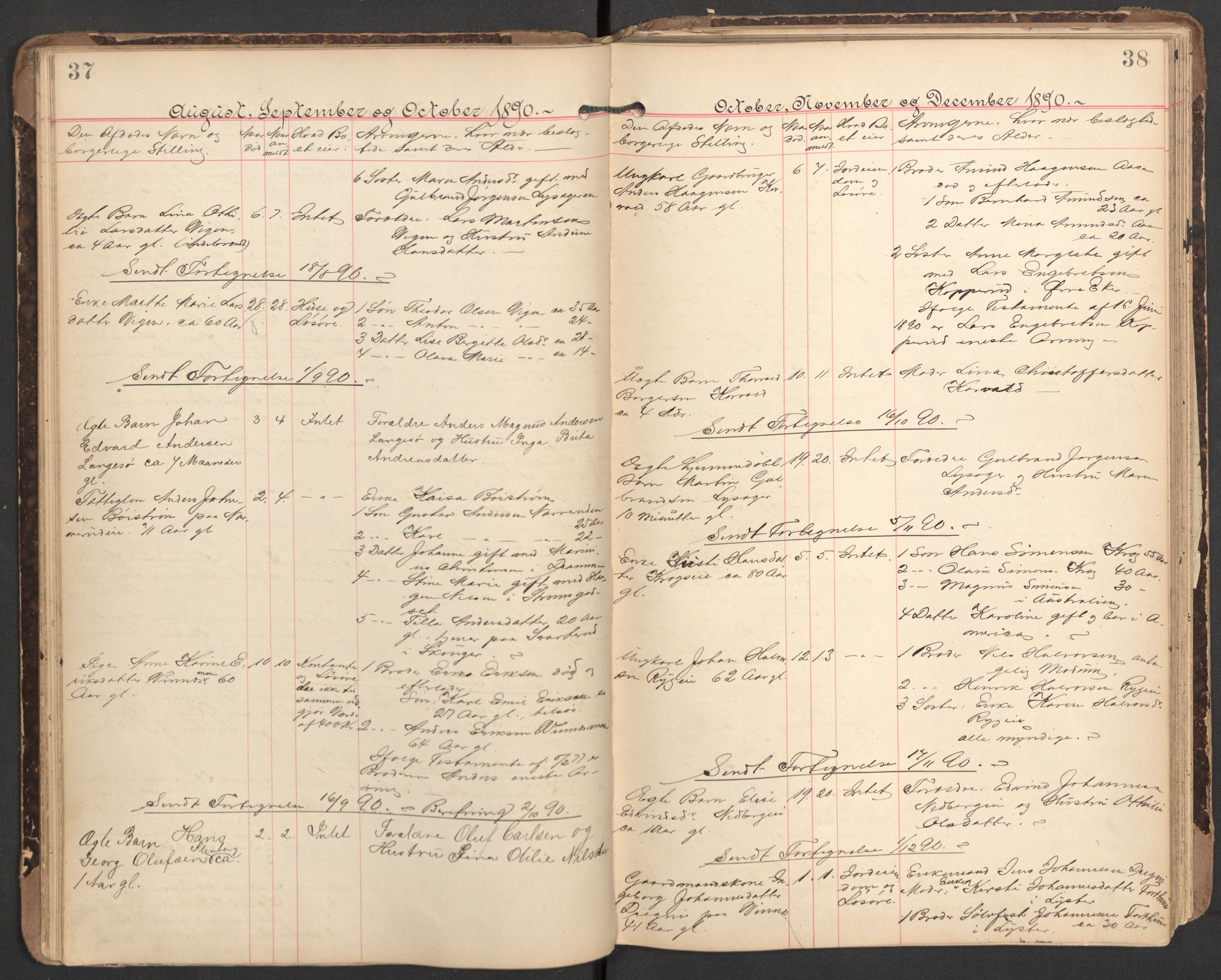 Nedre Eiker lensmannskontor, AV/SAKO-A-530/H/Ha/L0001: Dødsfallsprotokoll, 1887-1915, s. 37-38
