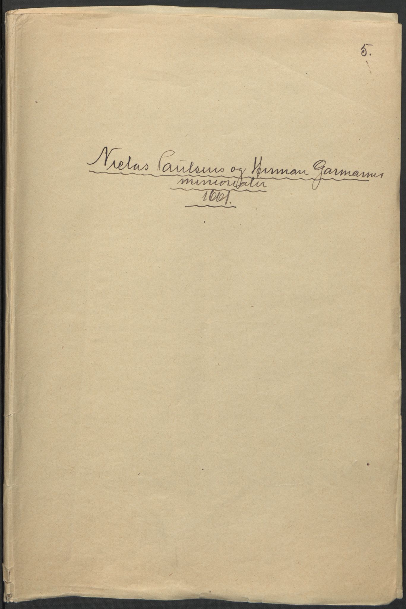 Rentekammeret inntil 1814, Realistisk ordnet avdeling, RA/EA-4070/L/L0001/0002: Rentekammerdokumentene vedrørende Landkommissariatet, Landkommisjonen og skattene i Norge. Landkommissarienes relasjoner: / Forestillinger, memorialer etc., 1660-1661