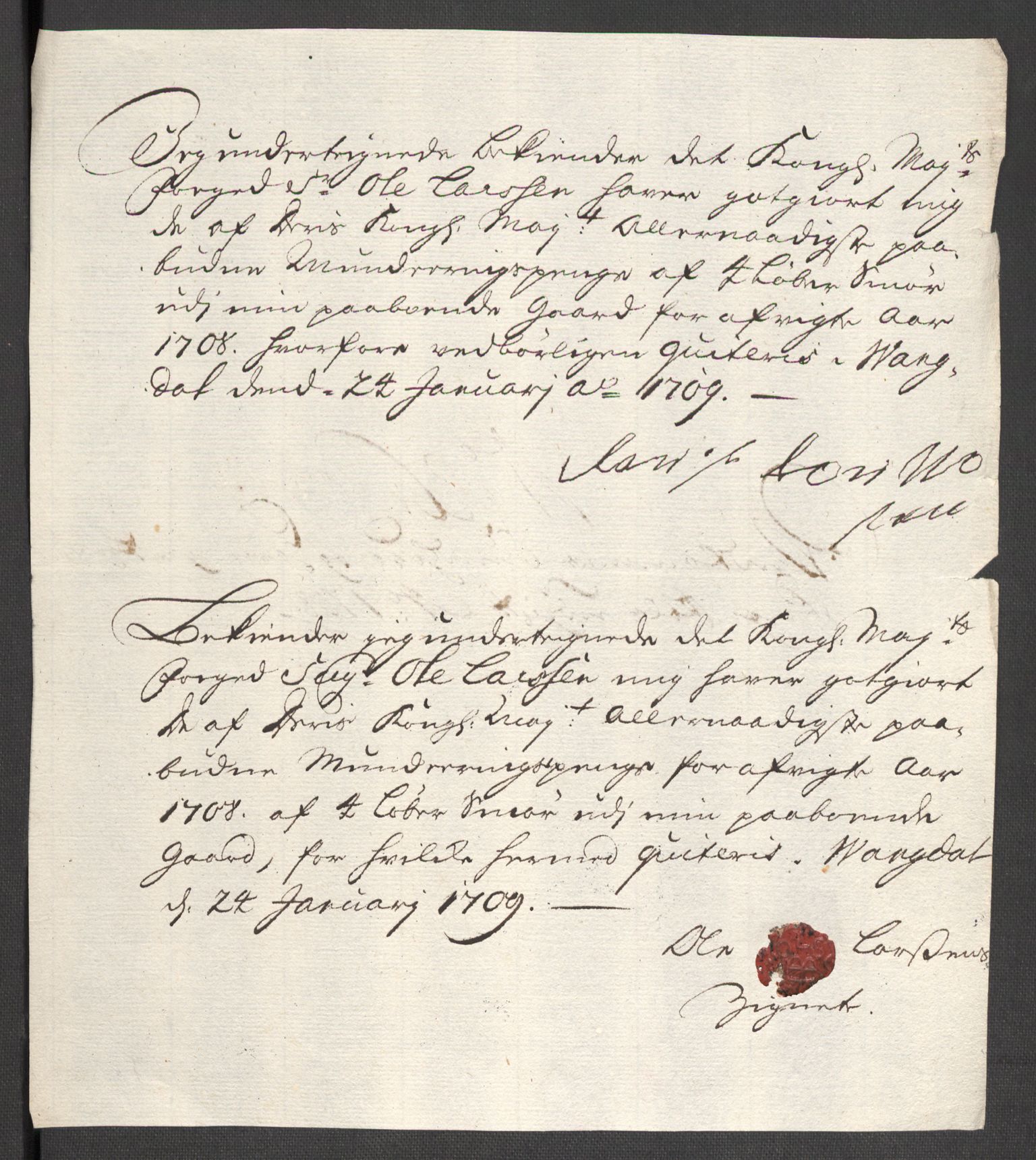 Rentekammeret inntil 1814, Reviderte regnskaper, Fogderegnskap, RA/EA-4092/R48/L2985: Fogderegnskap Sunnhordland og Hardanger, 1708, s. 302