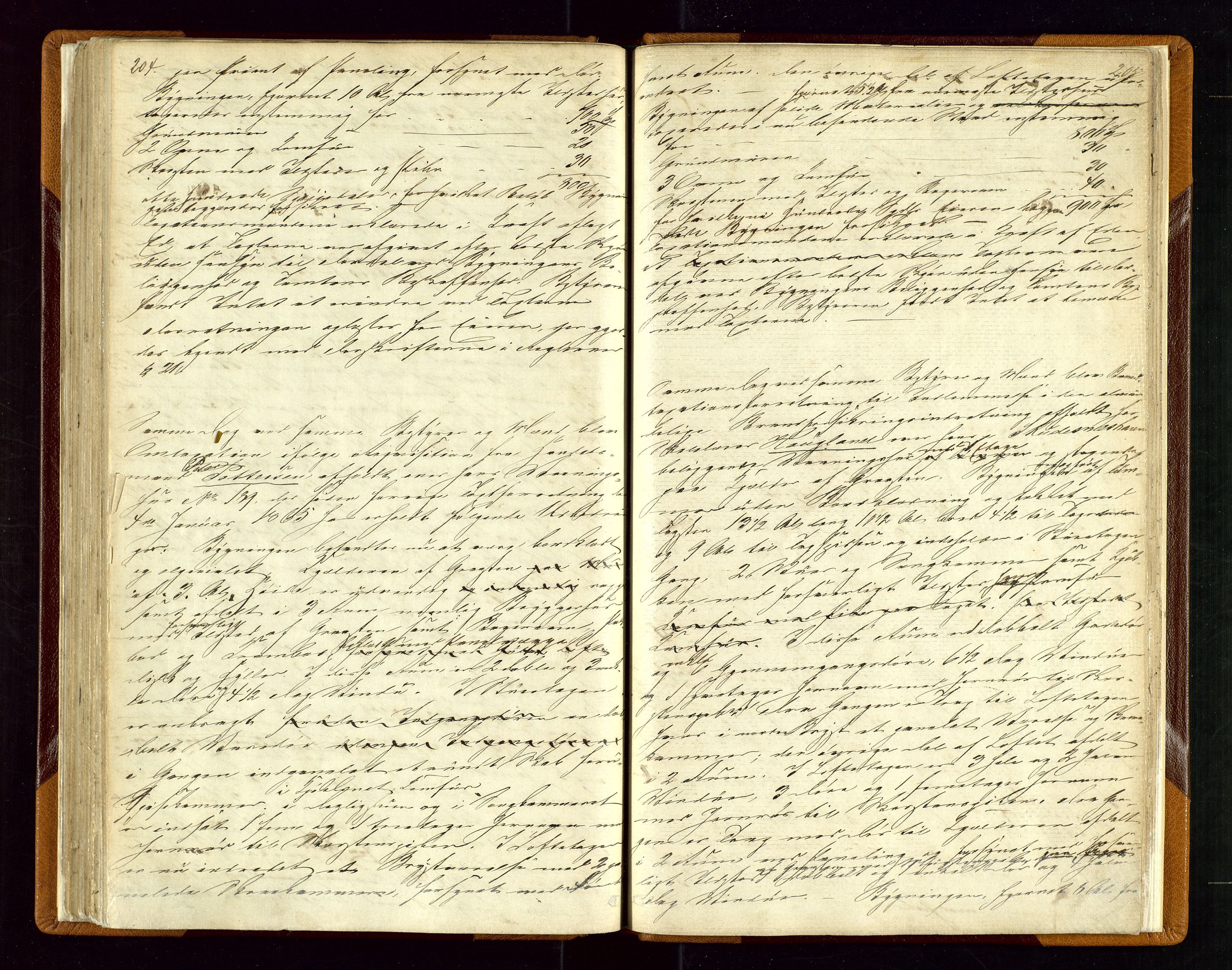 Skudenes lensmannskontor, AV/SAST-A-100444/Goa/L0002: Branntakstprotokoll, 1861-1877, s. 204-205