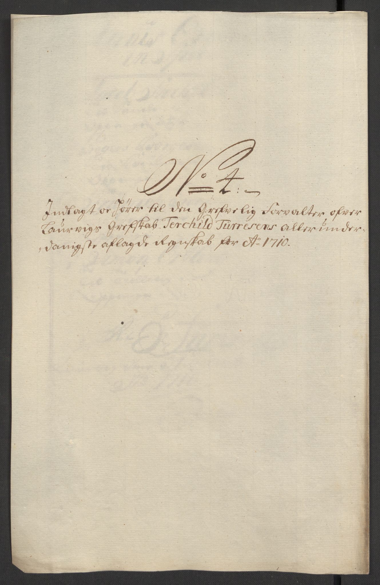 Rentekammeret inntil 1814, Reviderte regnskaper, Fogderegnskap, RA/EA-4092/R33/L1981: Fogderegnskap Larvik grevskap, 1709-1710, s. 389