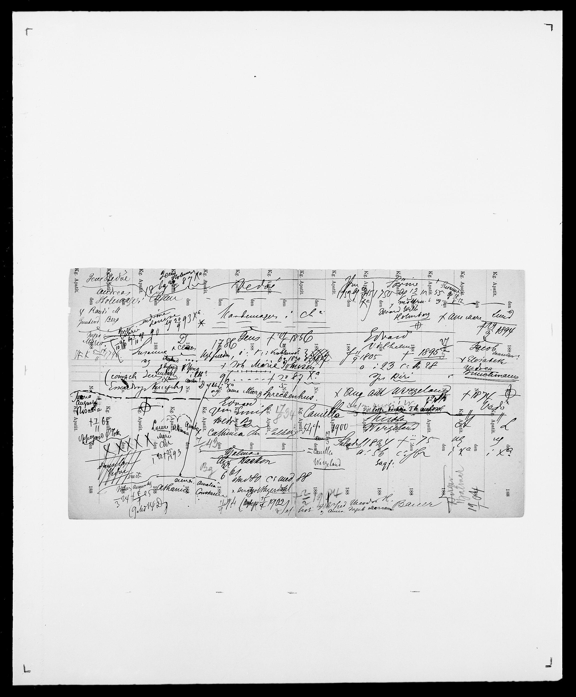 Delgobe, Charles Antoine - samling, AV/SAO-PAO-0038/D/Da/L0040: Usgaard - Velund, s. 477