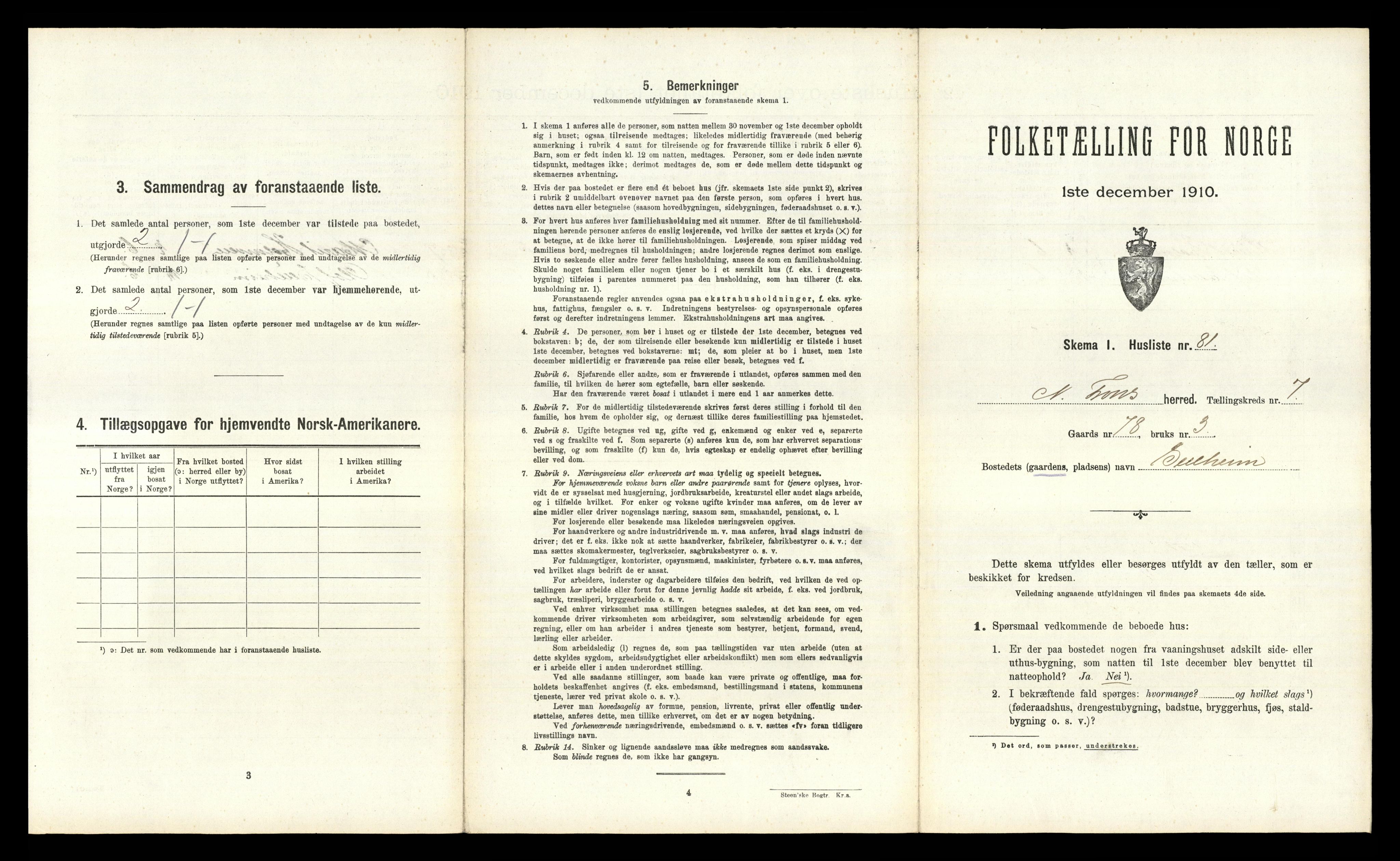 RA, Folketelling 1910 for 0518 Nord-Fron herred, 1910, s. 946