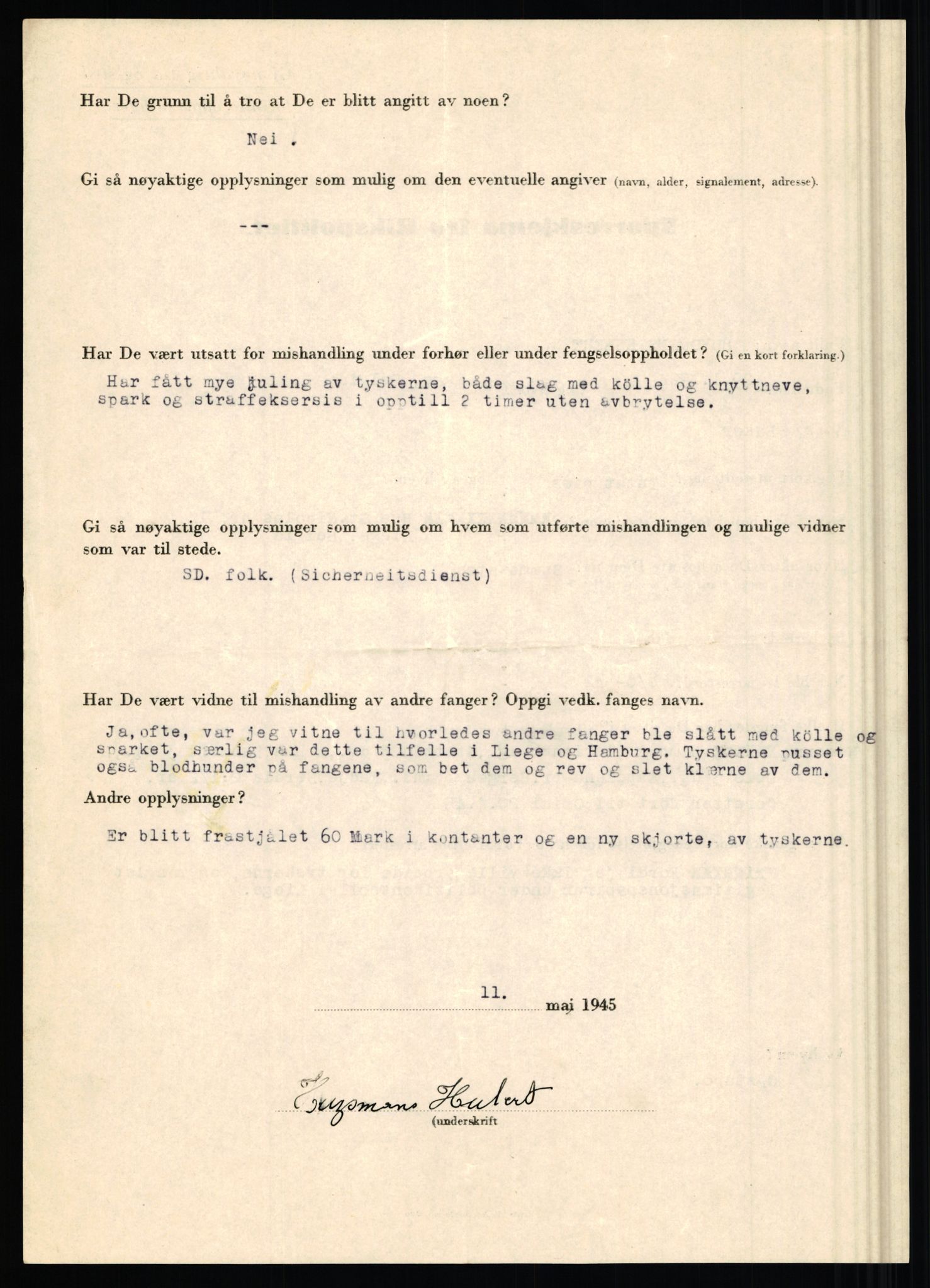 Rikspolitisjefen, AV/RA-S-1560/L/L0019: Utenlandske fanger, 1940-1945, s. 18