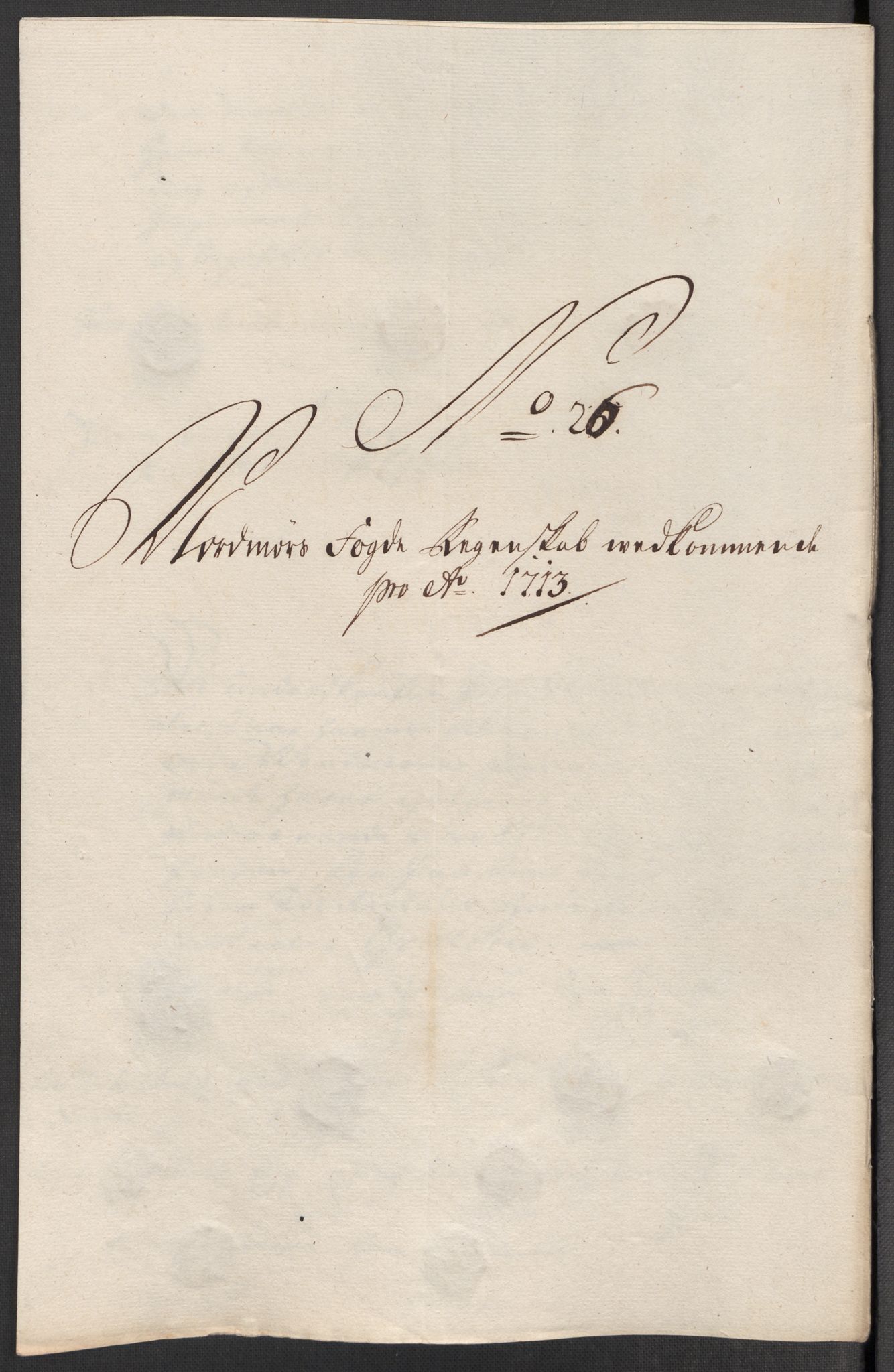 Rentekammeret inntil 1814, Reviderte regnskaper, Fogderegnskap, RA/EA-4092/R56/L3747: Fogderegnskap Nordmøre, 1713, s. 173