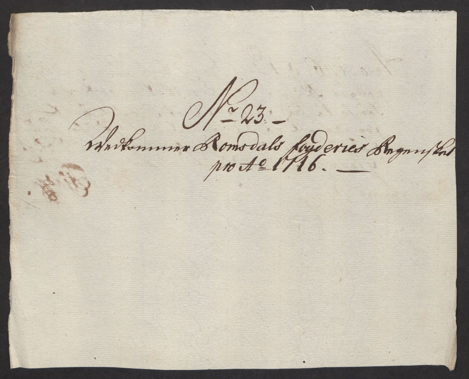 Rentekammeret inntil 1814, Reviderte regnskaper, Fogderegnskap, RA/EA-4092/R55/L3663: Fogderegnskap Romsdal, 1715-1716, s. 428