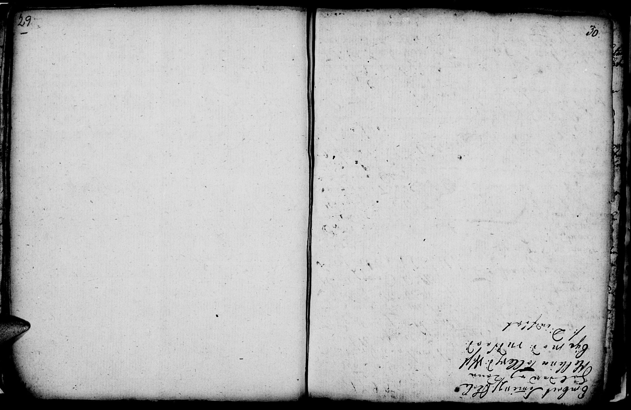 Trysil prestekontor, SAH/PREST-046/H/Ha/Hab/L0001: Klokkerbok nr. 1, 1781-1799, s. 29-30