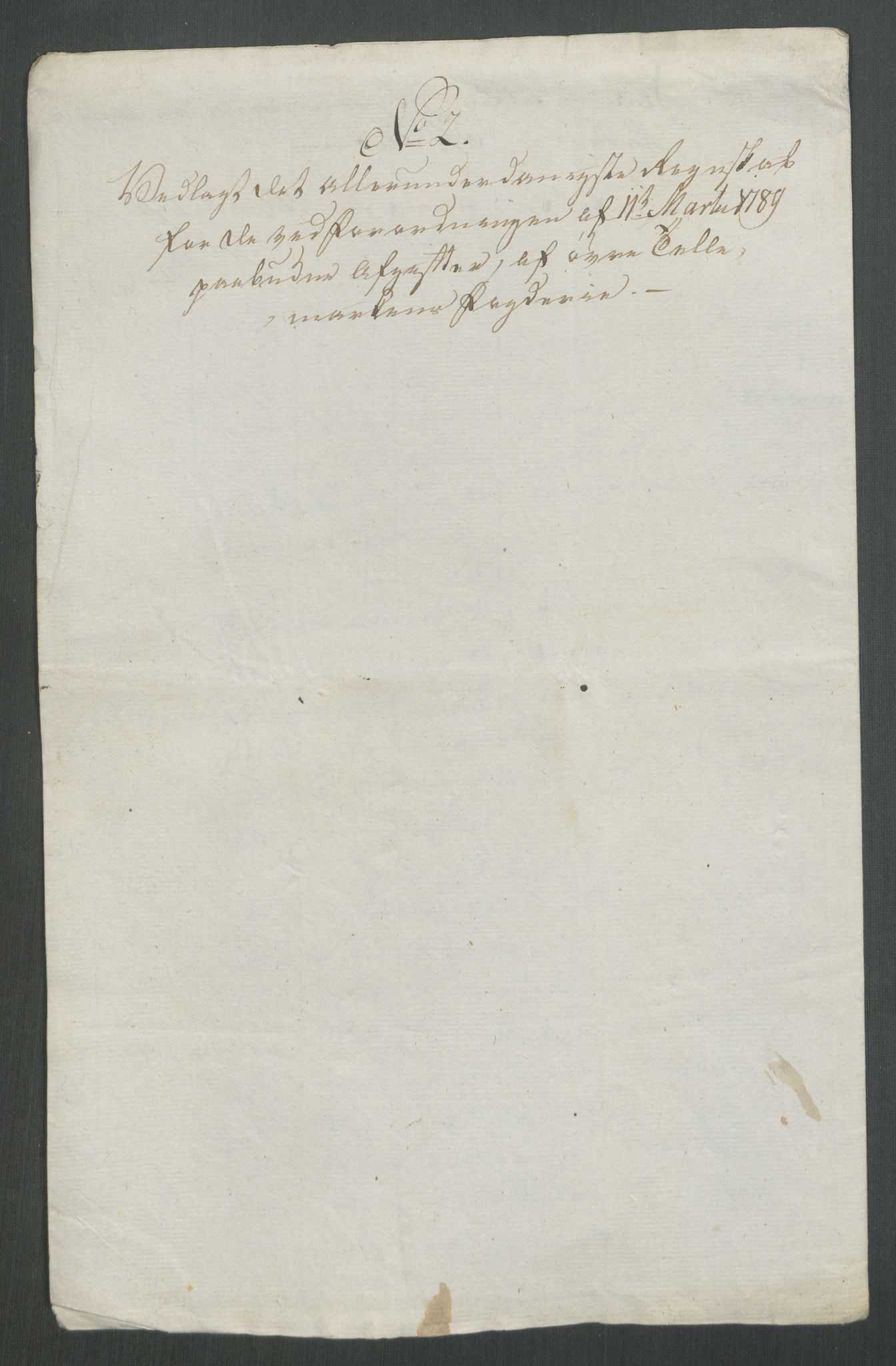 Rentekammeret inntil 1814, Reviderte regnskaper, Mindre regnskaper, RA/EA-4068/Rf/Rfe/L0062: Øvre Romerike fogderi, Øvre Telemark fogderi, 1789, s. 341