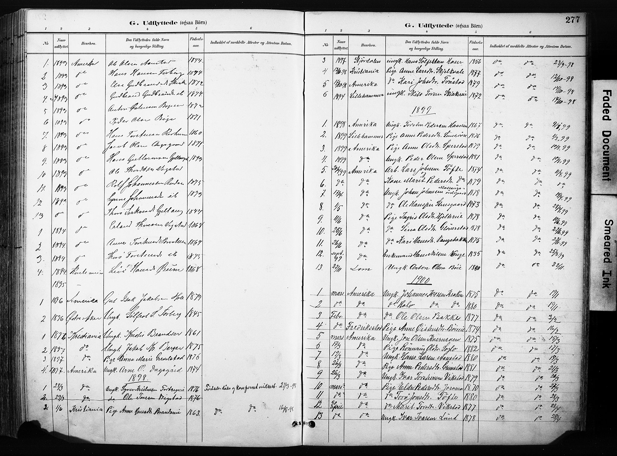 Skjåk prestekontor, AV/SAH-PREST-072/H/Ha/Hab/L0003: Klokkerbok nr. 3, 1893-1932, s. 277