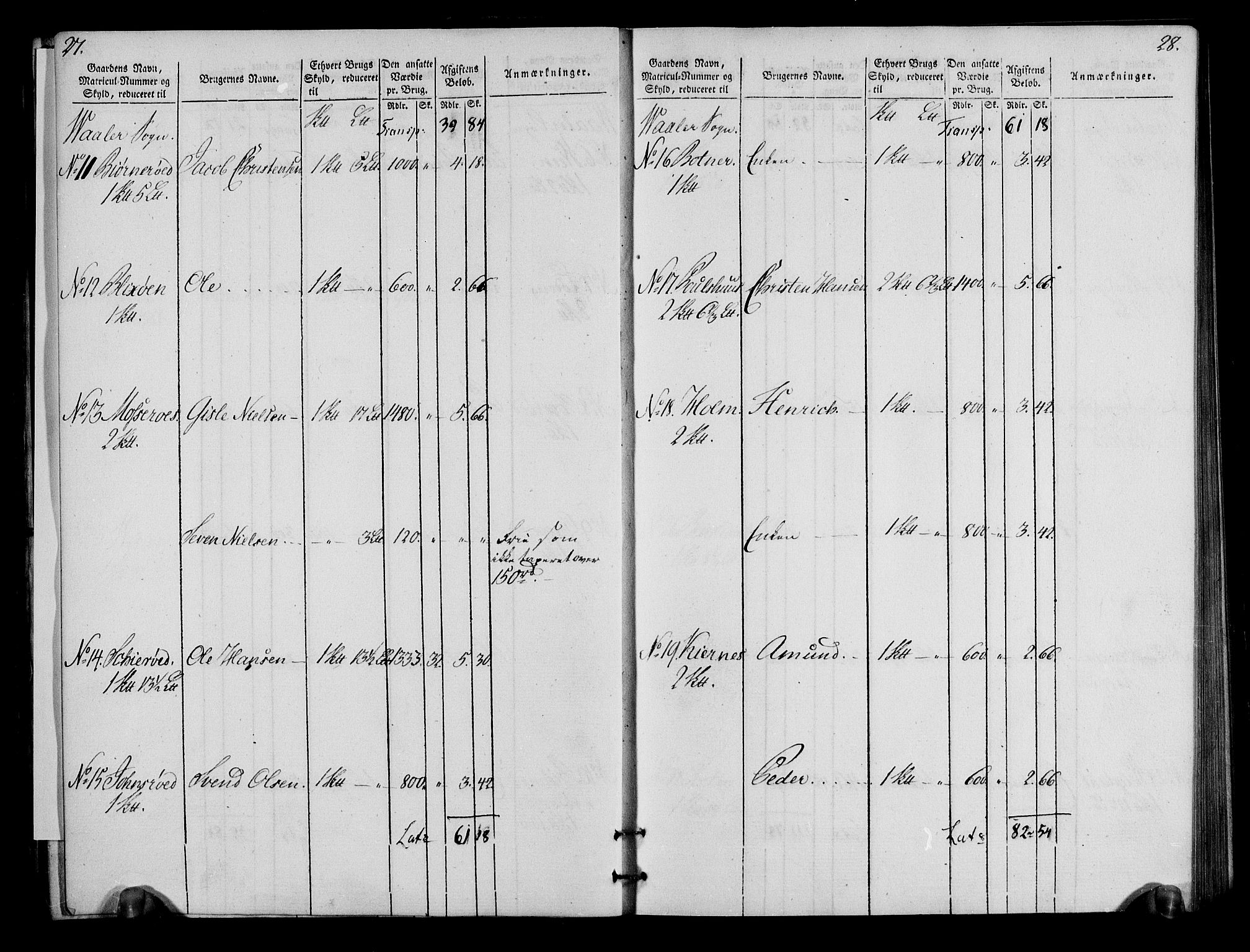 Rentekammeret inntil 1814, Realistisk ordnet avdeling, AV/RA-EA-4070/N/Ne/Nea/L0009: Moss, Tune og Veme fogderi. Oppebørselsregister, 1803-1804, s. 16