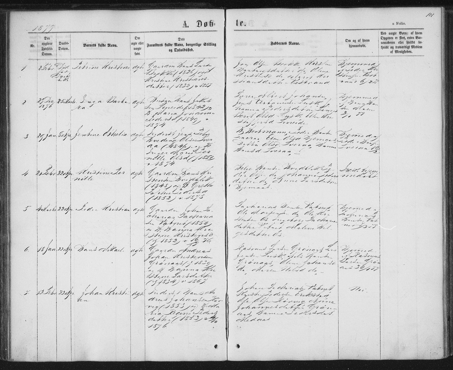 Ministerialprotokoller, klokkerbøker og fødselsregistre - Nordland, AV/SAT-A-1459/852/L0739: Ministerialbok nr. 852A09, 1866-1877, s. 101