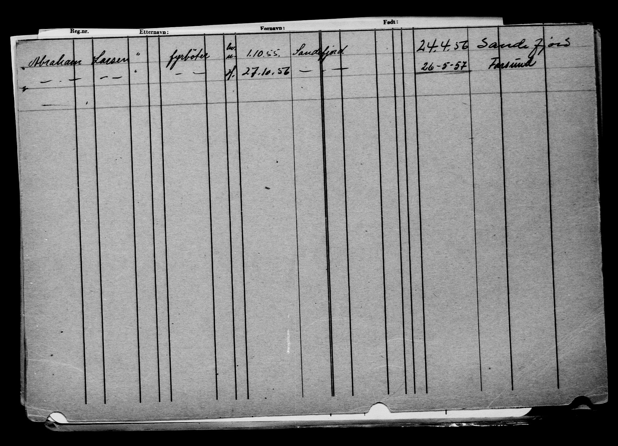 Direktoratet for sjømenn, RA/S-3545/G/Gb/L0148: Hovedkort, 1917, s. 811