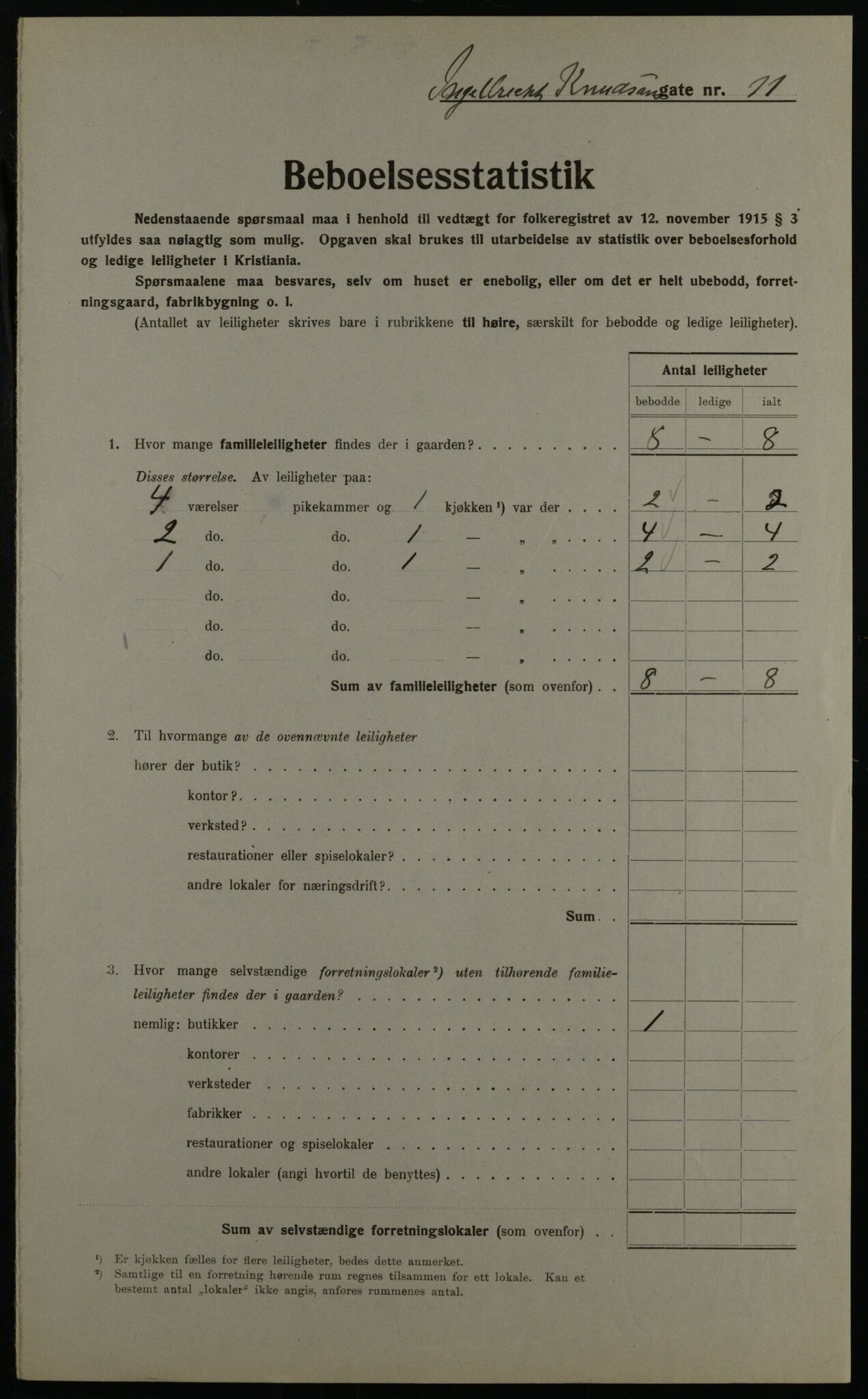 OBA, Kommunal folketelling 1.12.1923 for Kristiania, 1923, s. 49070