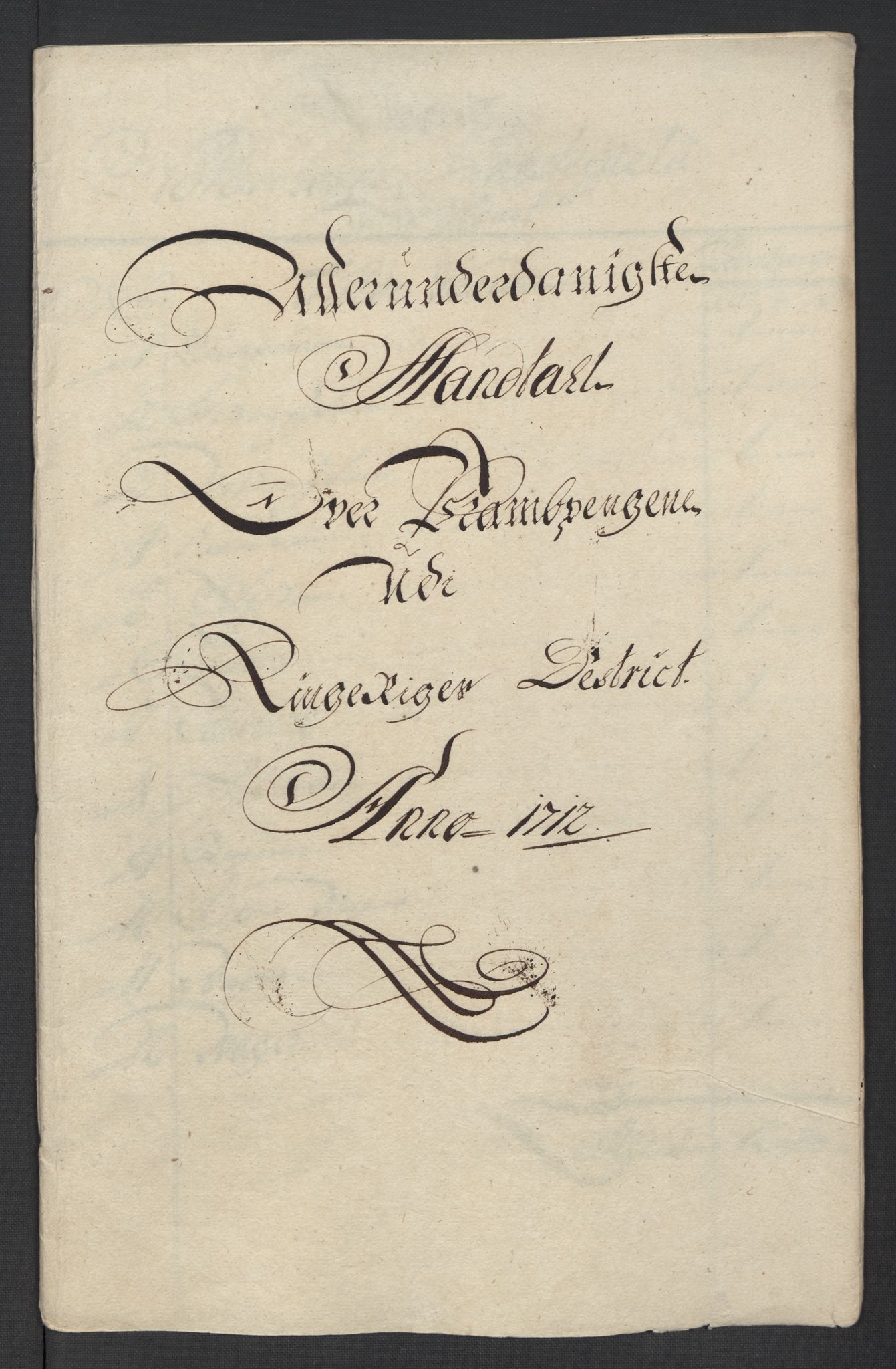 Rentekammeret inntil 1814, Reviderte regnskaper, Fogderegnskap, RA/EA-4092/R23/L1470: Fogderegnskap Ringerike og Hallingdal, 1712, s. 101