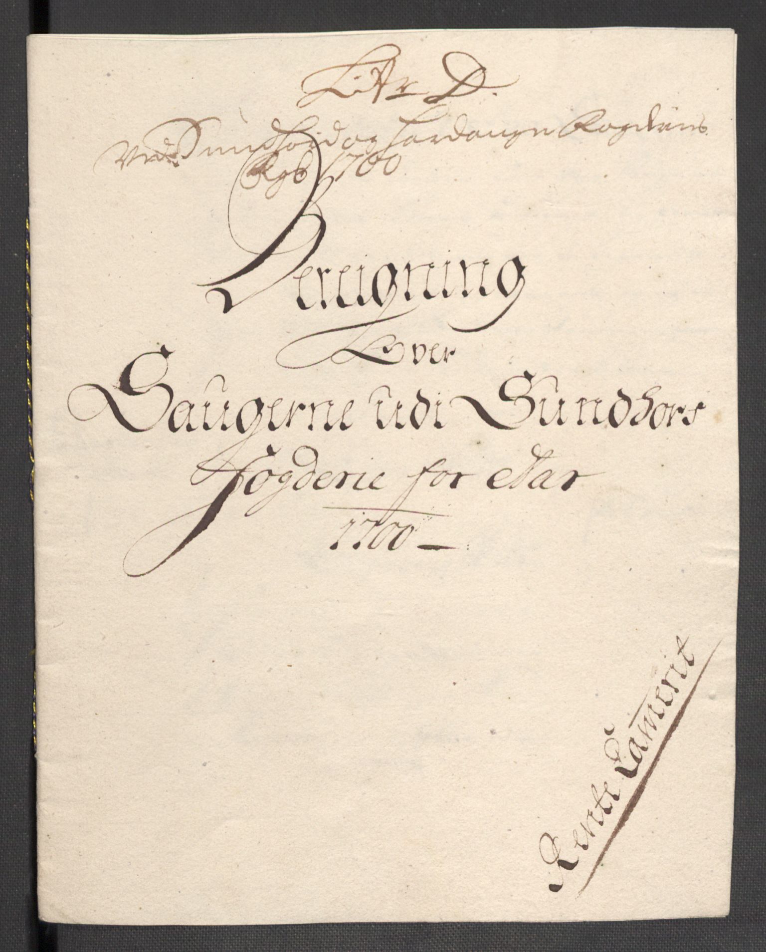 Rentekammeret inntil 1814, Reviderte regnskaper, Fogderegnskap, RA/EA-4092/R48/L2979: Fogderegnskap Sunnhordland og Hardanger, 1700-1701, s. 106