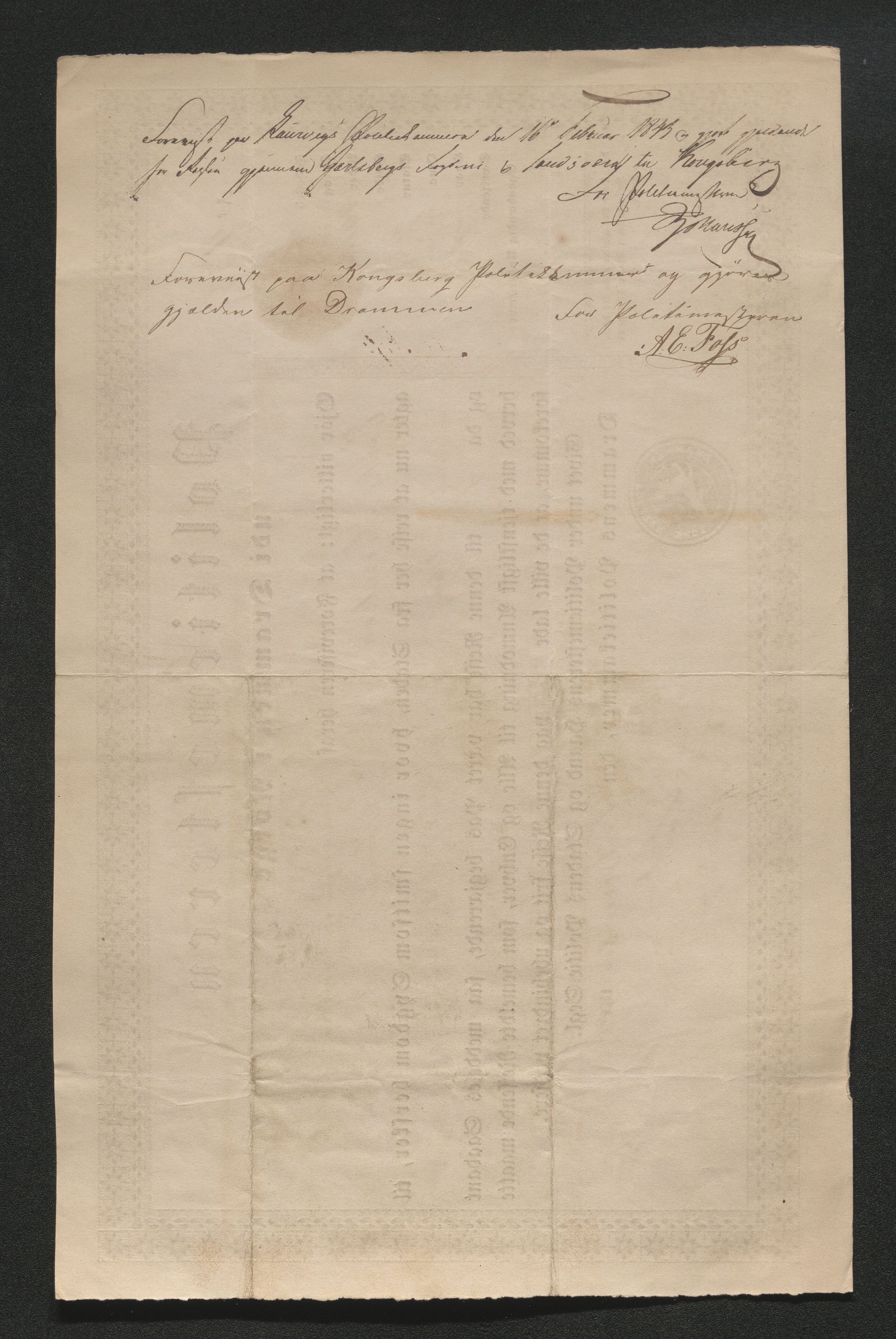 Drammen politikammer, AV/SAKO-A-623/I/Ia/Iab/L0007: Innleverte pass, 1843-1844, s. 110